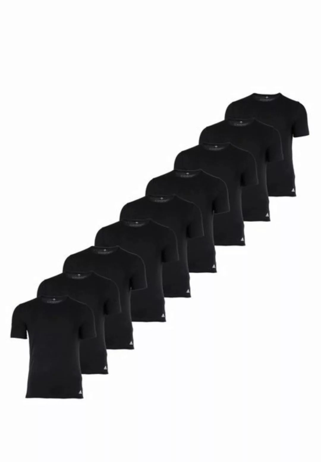 adidas Performance Poloshirt Crew Neck Shirt (9PK) (Packung, 9-tlg., 9er-Pa günstig online kaufen