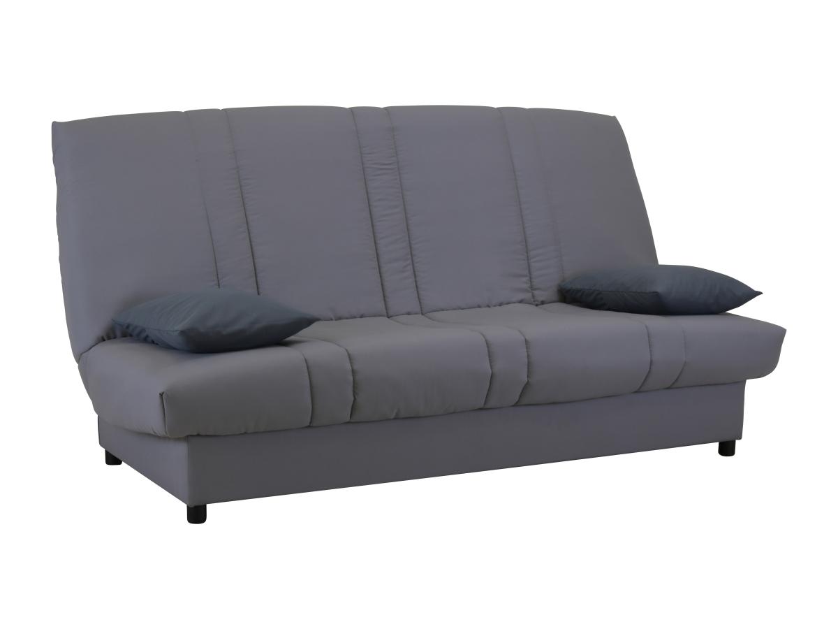 Schlafsofa Klappsofa - Stoff - Grau - FARWEST III günstig online kaufen