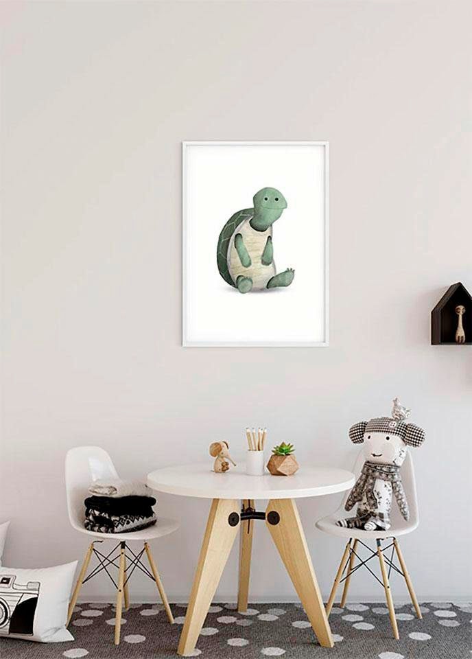 Komar Bild "Cute Animal Turtle", Schildkröten, (1 St.), Wandbild zur Dekora günstig online kaufen