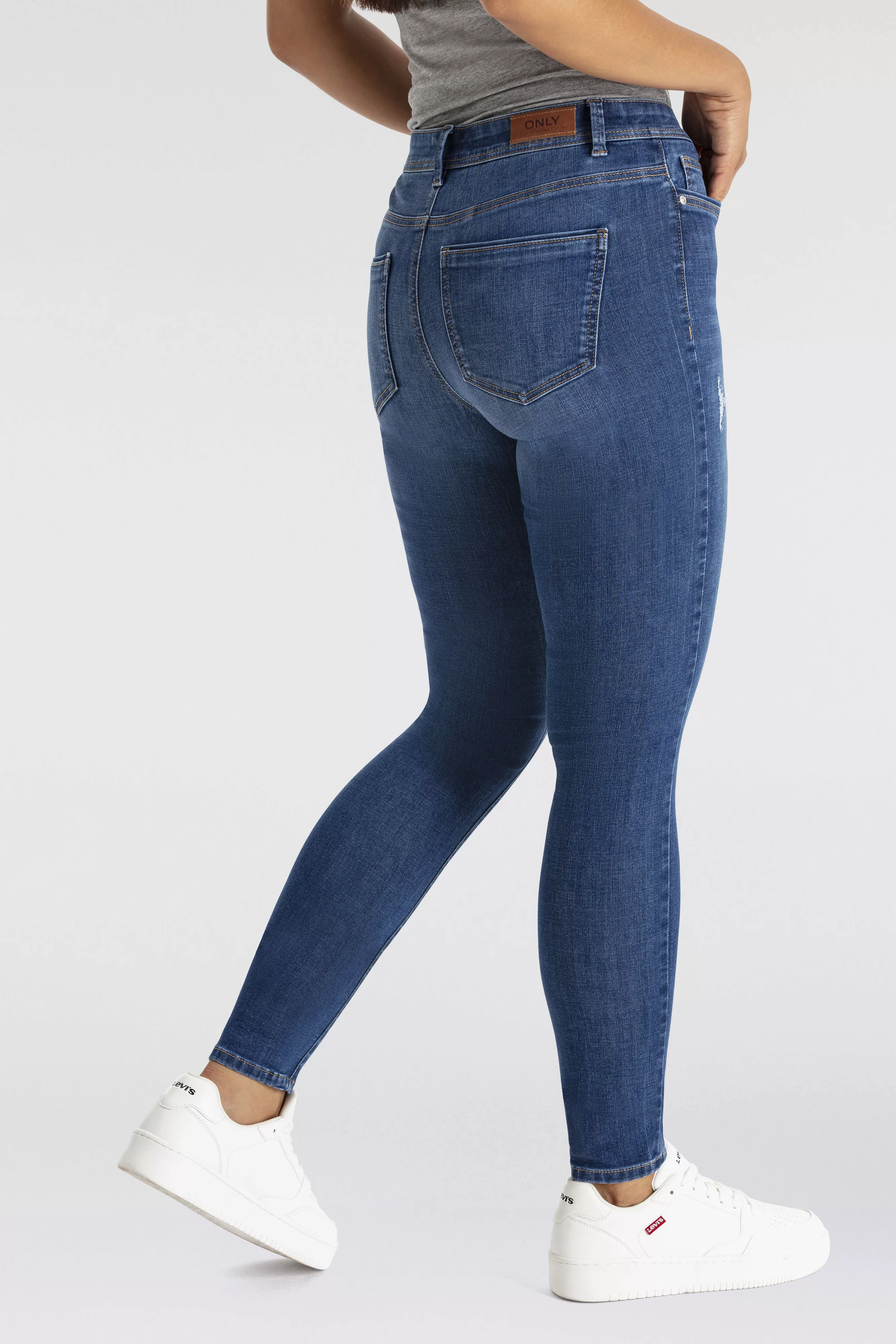 ONLY Skinny-fit-Jeans "ONLWOW MID SKINNY BJ" günstig online kaufen