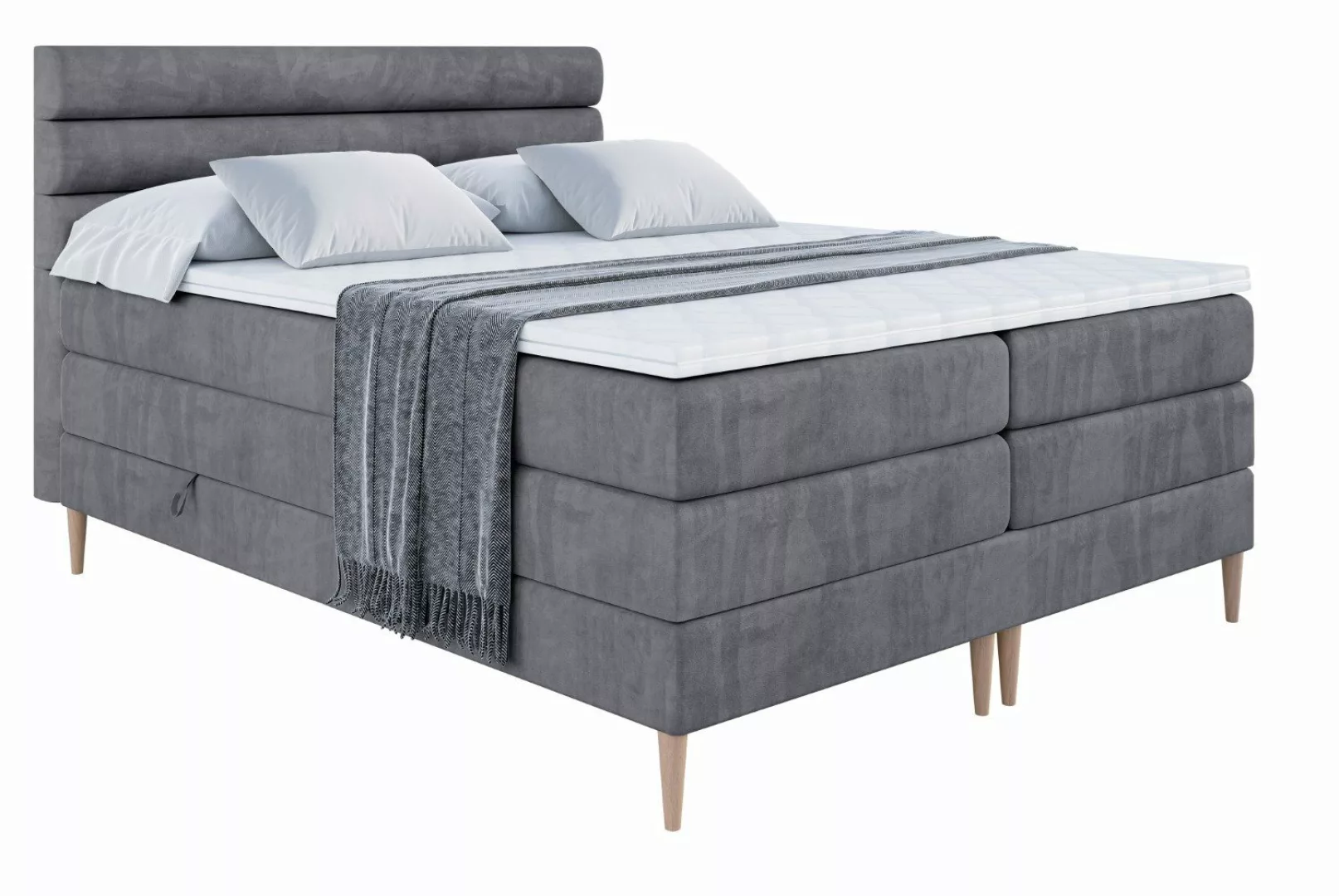 ALTDECOR Boxspringbett CELESTIA-F KING (Multipocket-Matratze H4, günstig online kaufen