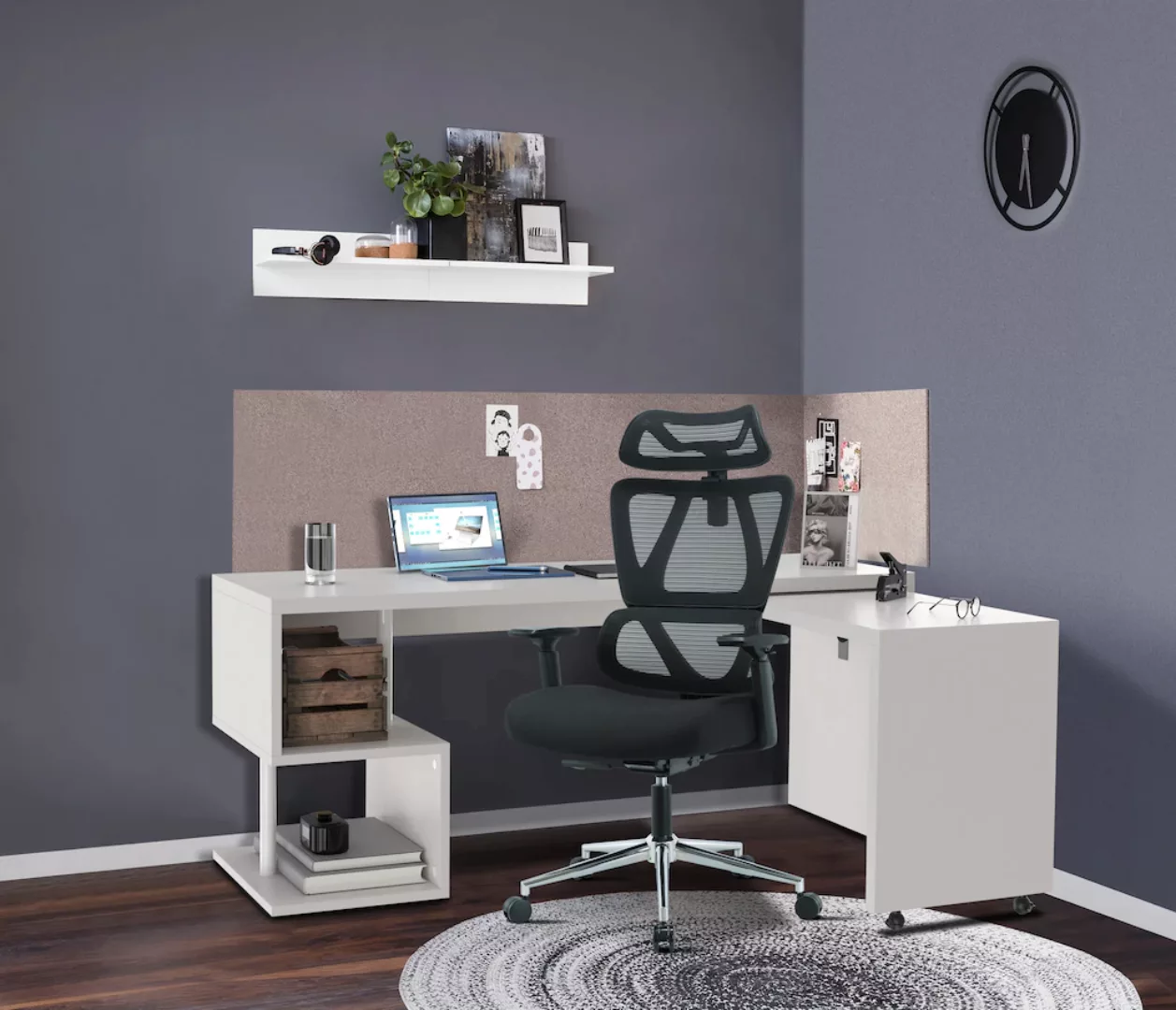 Places of Style Bürostuhl "Andora, moderner ergonomischer Schreibtischstuhl günstig online kaufen
