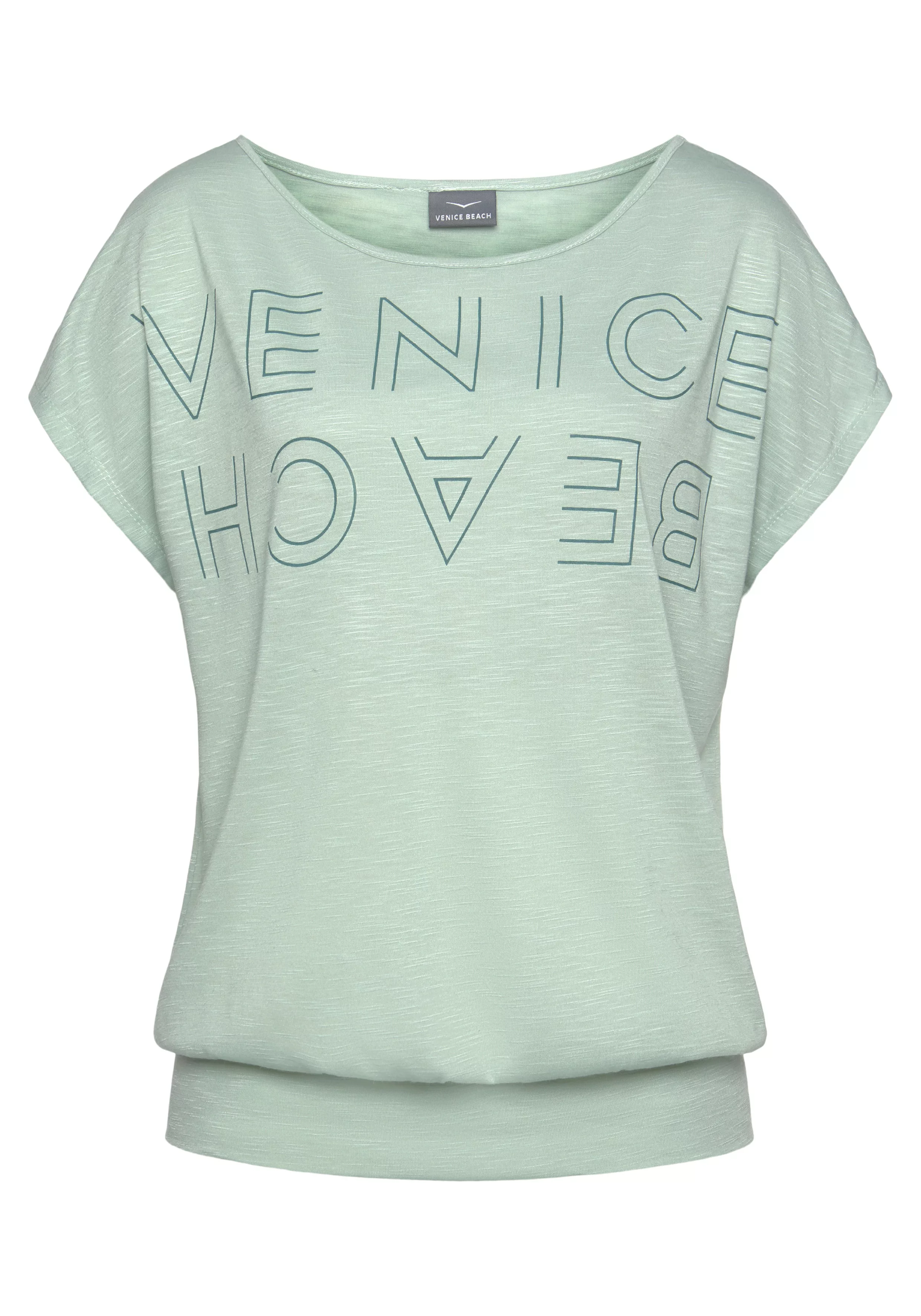 Venice Beach Rundhalsshirt mit Logoprint, T-Shirt, sommerlich-sportlicher L günstig online kaufen