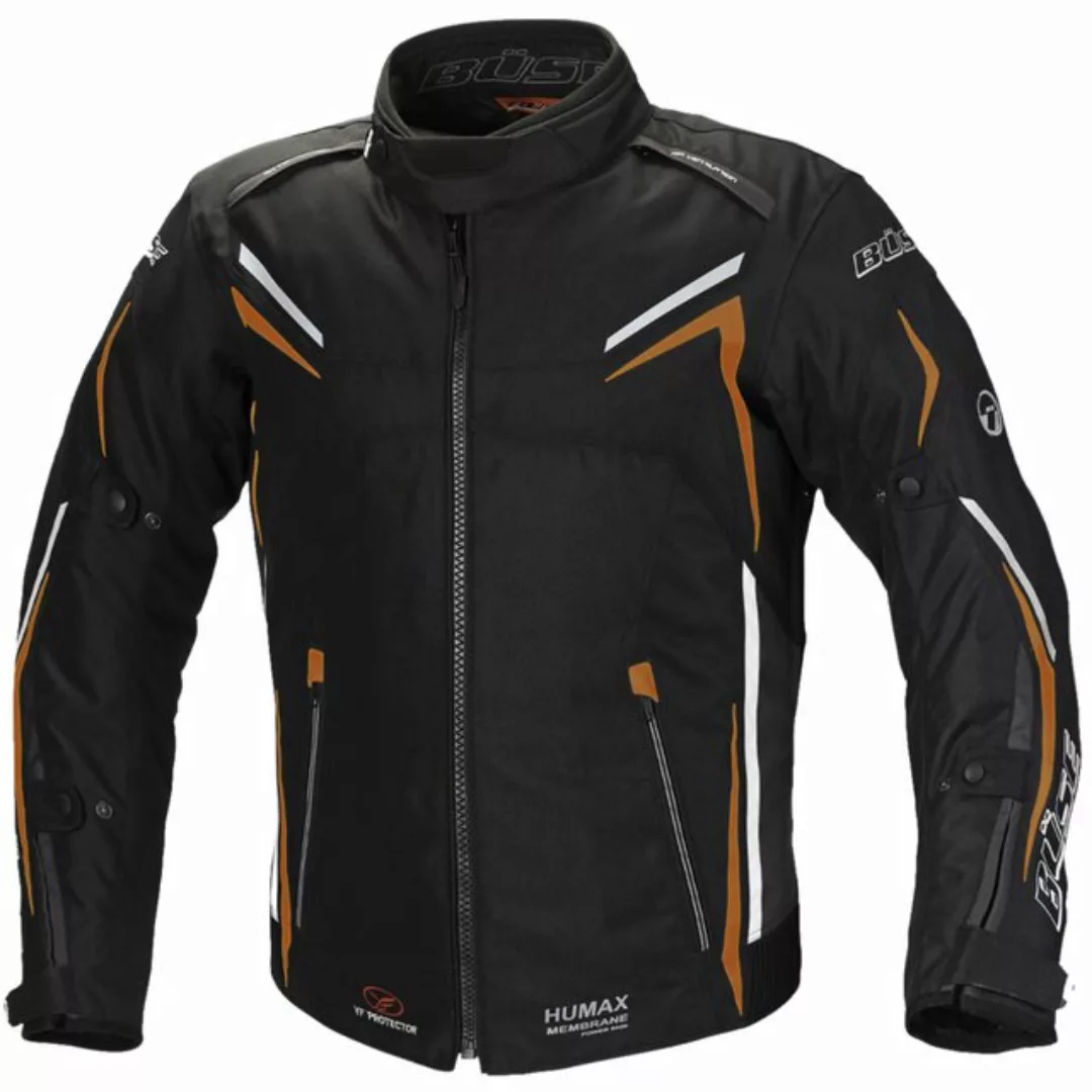 Büse Motorradjacke Büse Mugello Textiljacke schwarz / orange Herren günstig online kaufen