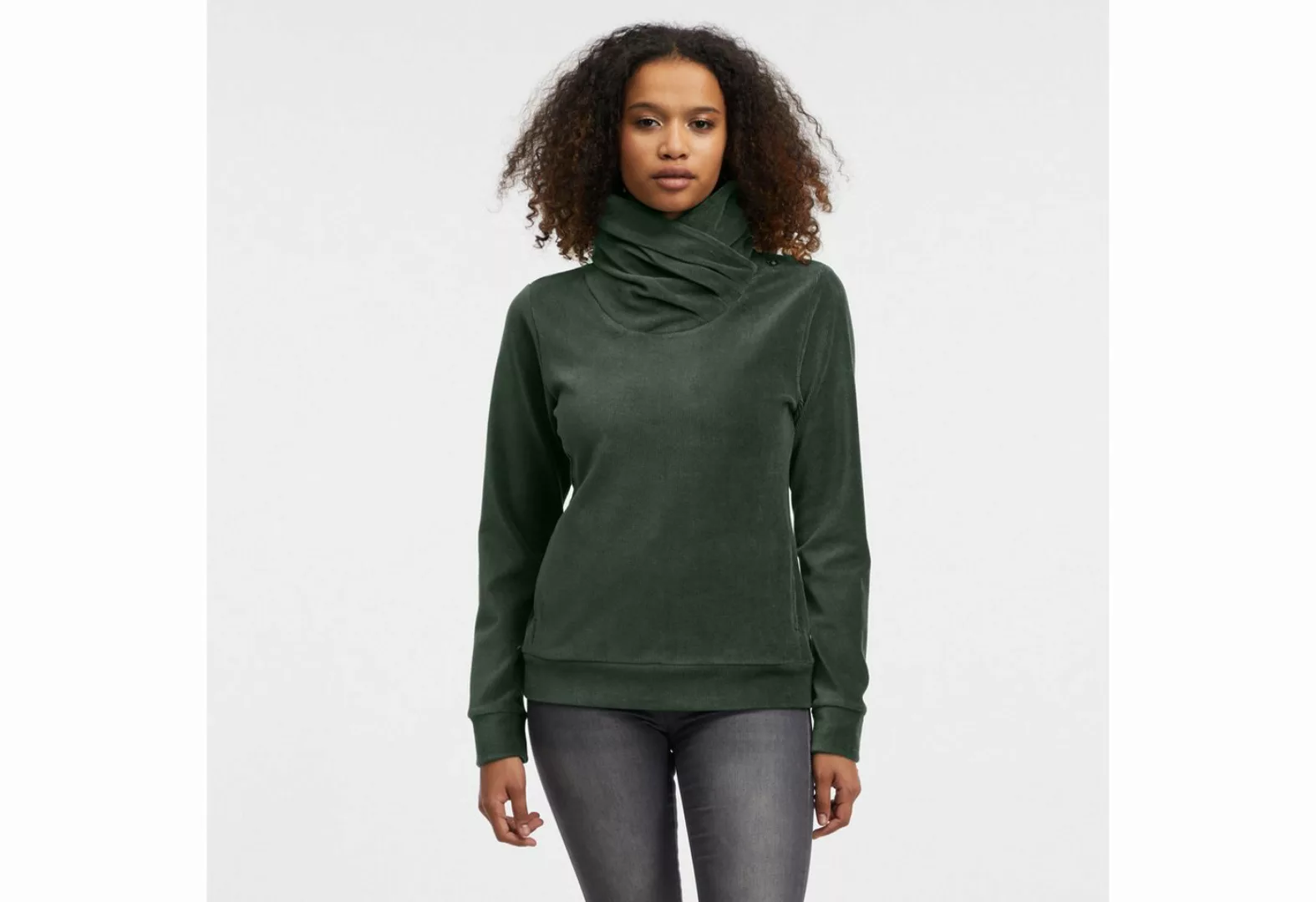 Ragwear Sweatshirt ANABELKA CORDUROY in gerippter Cord Optik günstig online kaufen