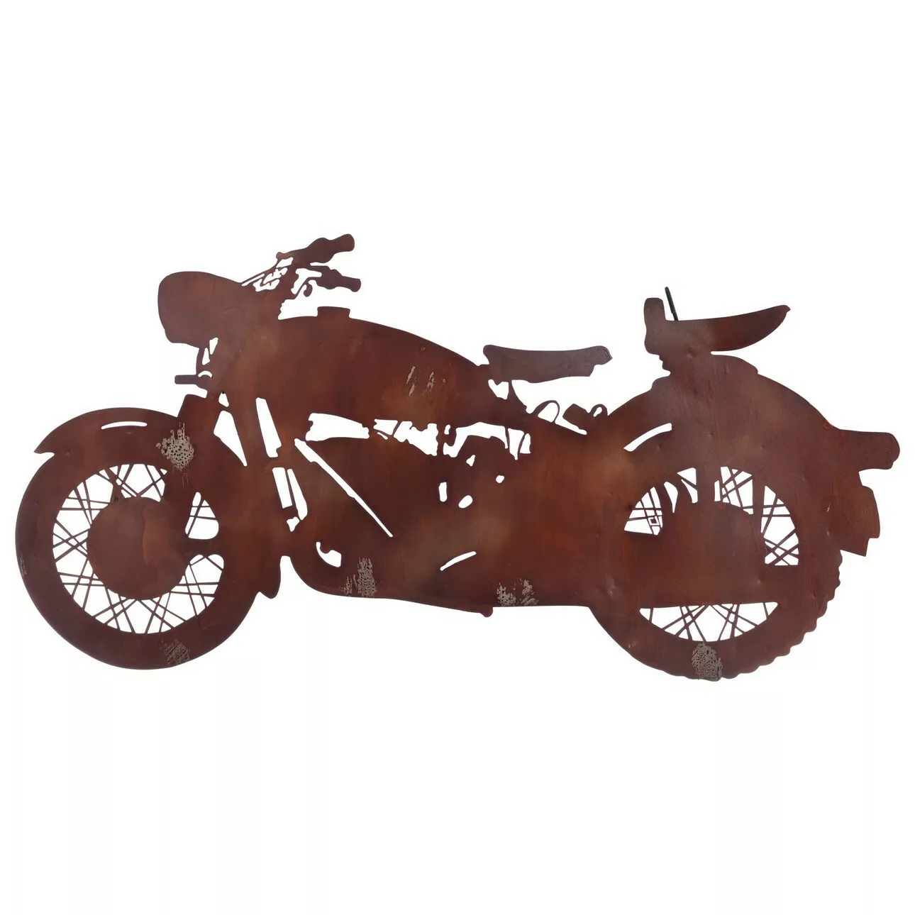 Wanddekoration Rust Motorbike, 80 x 0,5 x 42 cm günstig online kaufen