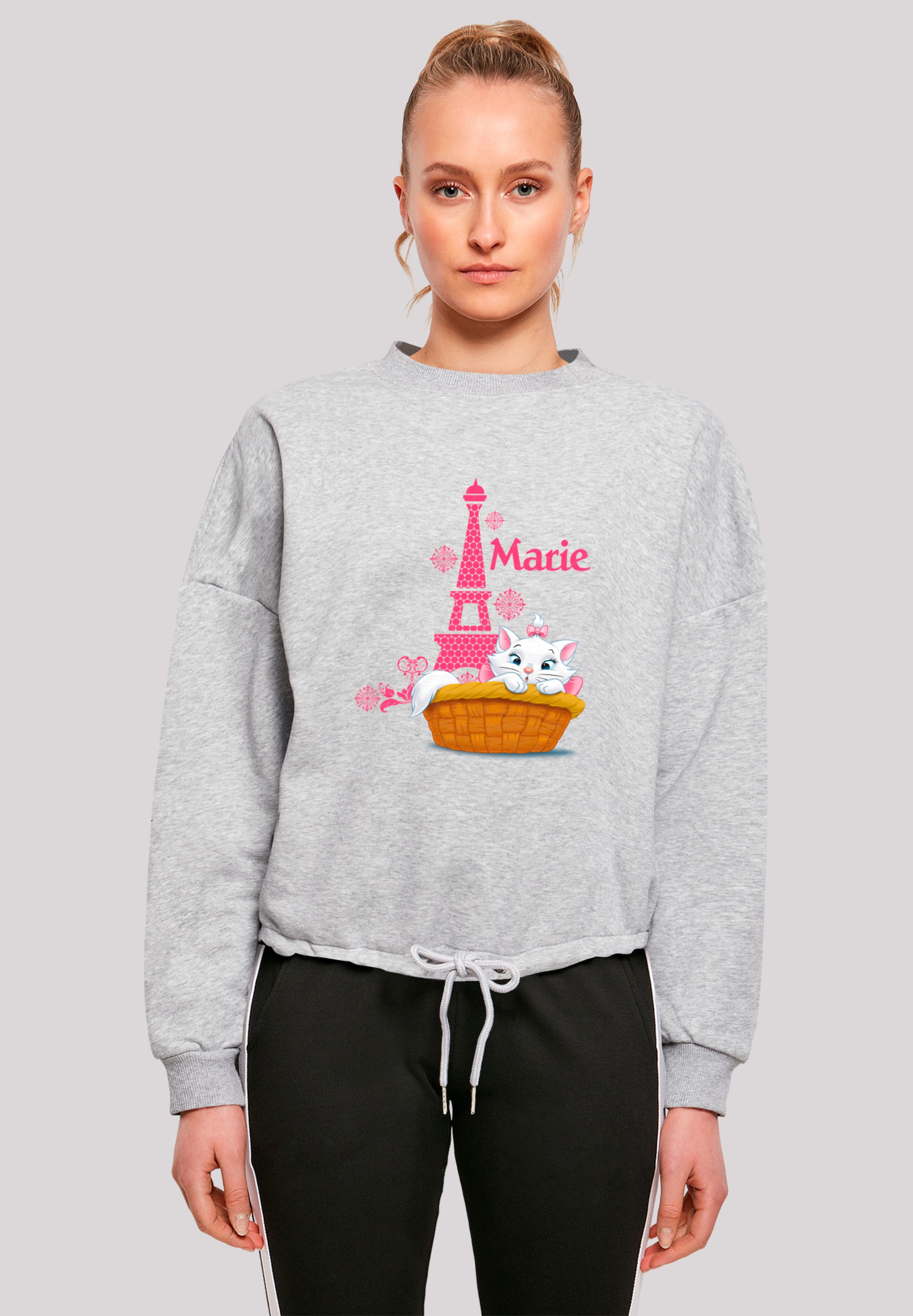 F4NT4STIC Sweatshirt "Disney Aristocats Marie Eiffel tower Basket", Premium günstig online kaufen