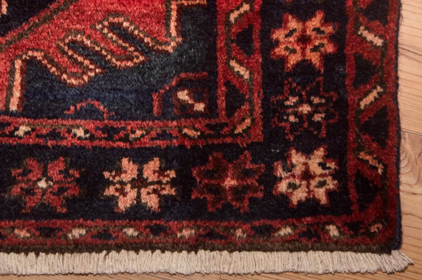 morgenland Wollteppich »Wiss Teppich handgeknüpft rot«, rechteckig, handgek günstig online kaufen