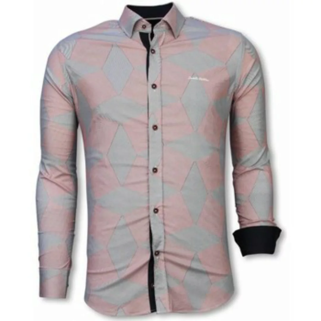 Tony Backer  Hemdbluse Italienische Slim Hemd Bluse günstig online kaufen
