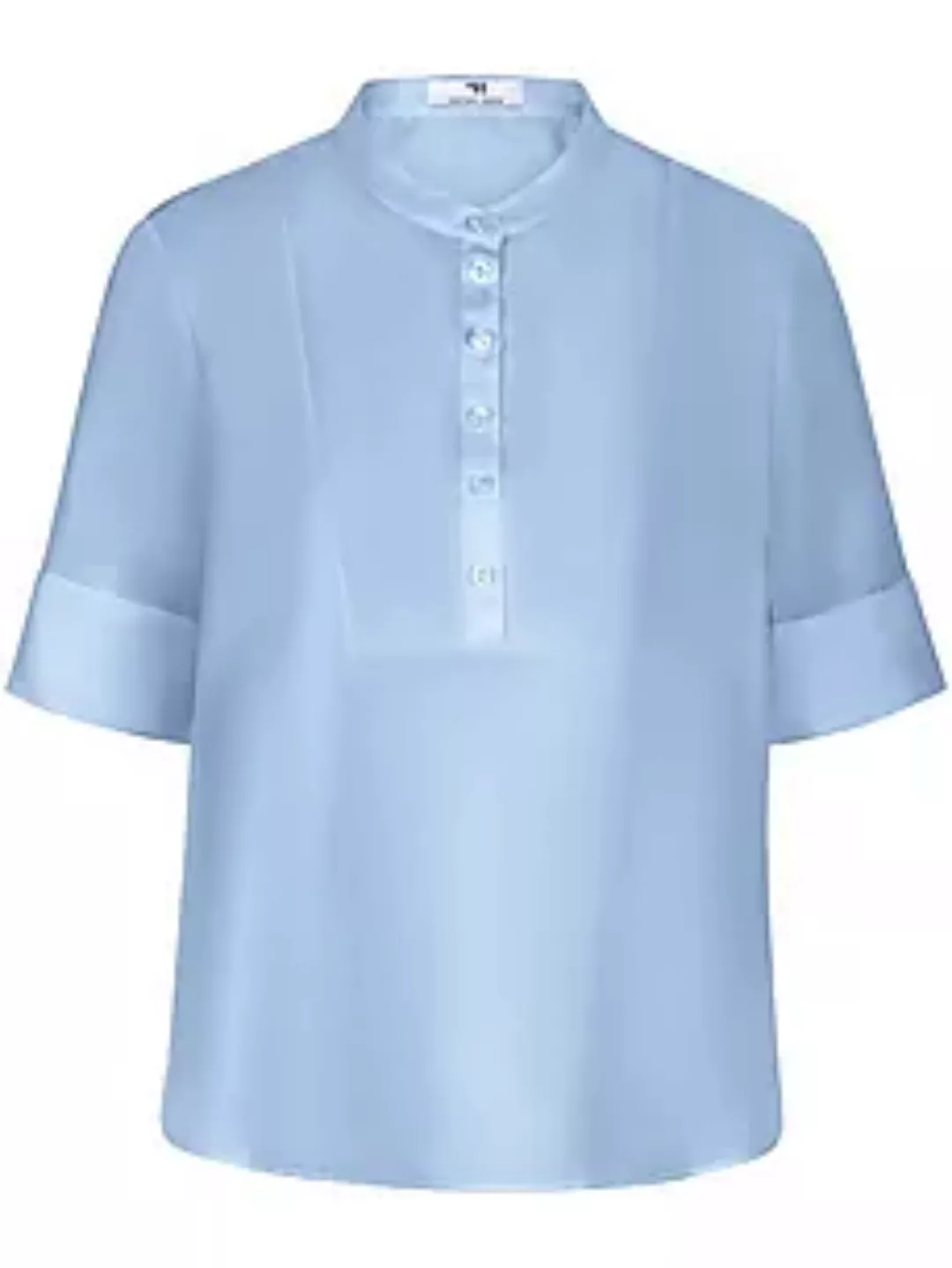 Bluse zum Schlupfen Peter Hahn blau günstig online kaufen