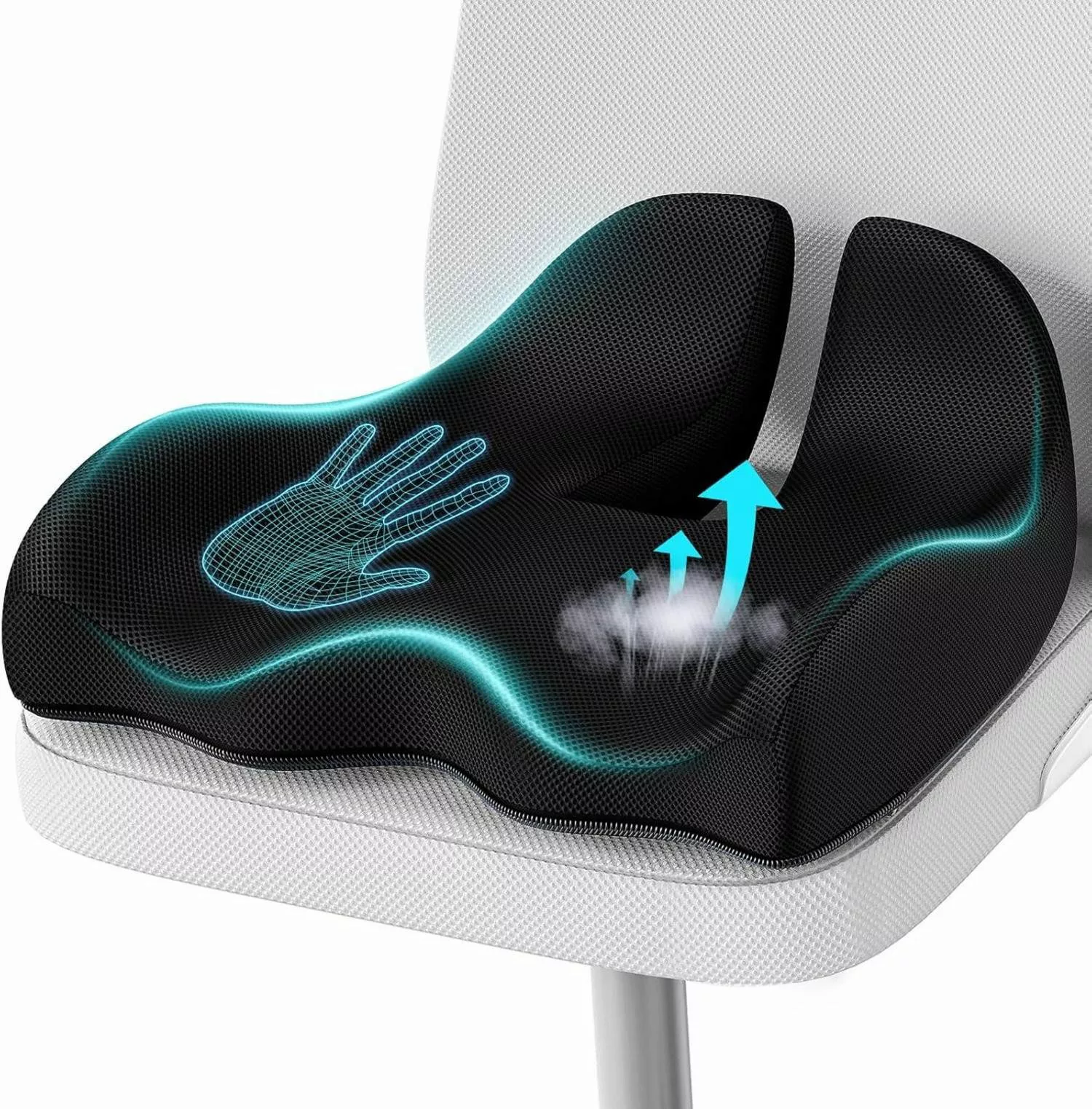 LuxusKollektion Sitzkissen Orthopädisches Memory Foam Sitzkissen günstig online kaufen