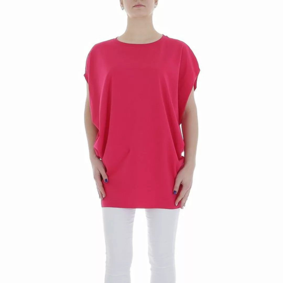 Ital-Design Tunikashirt Damen Freizeit (85987277) Stretch Top & Shirt in Pi günstig online kaufen