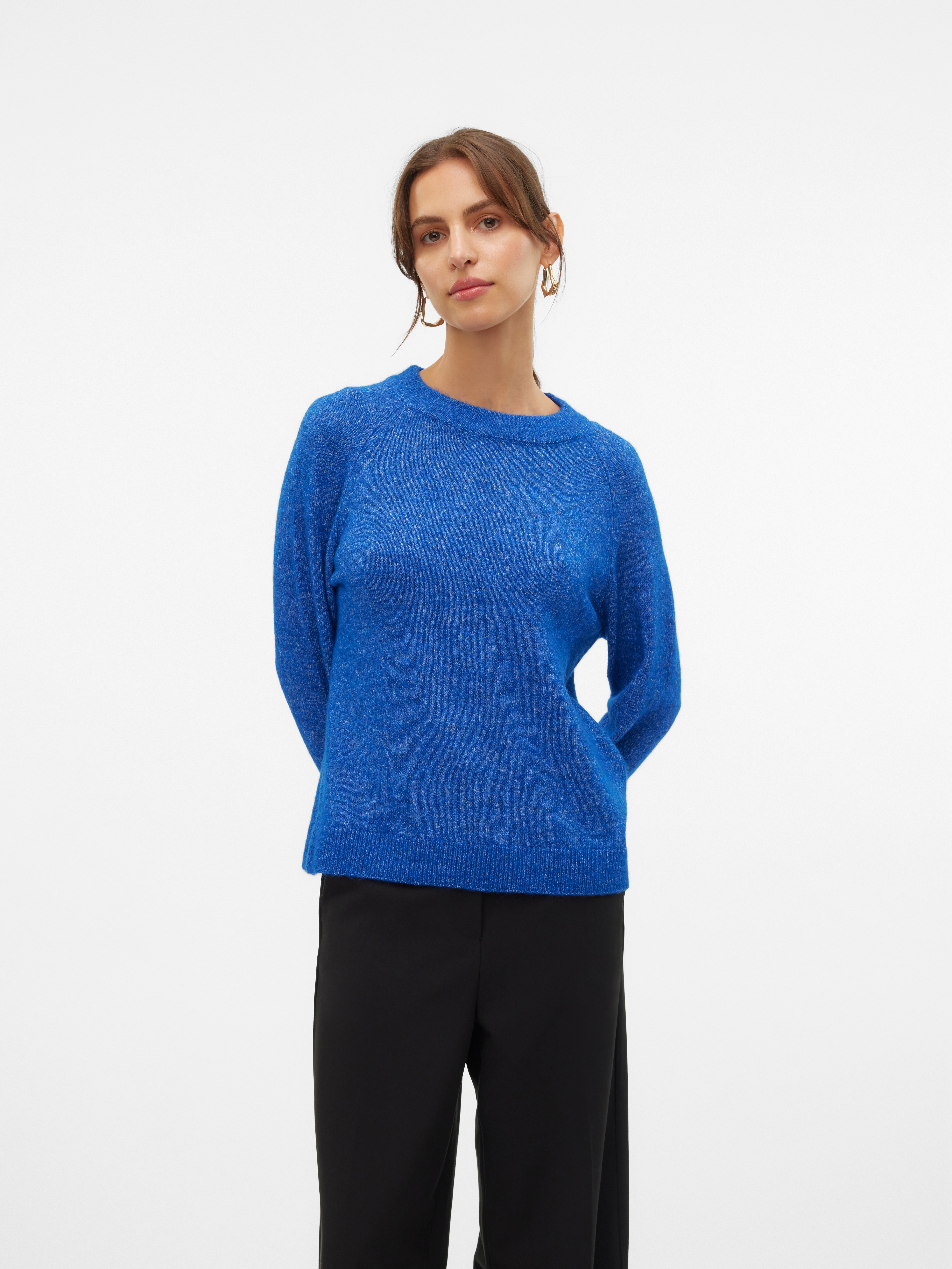 Vero Moda Rundhalspullover "VMFILUCA LS O-NECK PULLOVER GA NOOS" günstig online kaufen