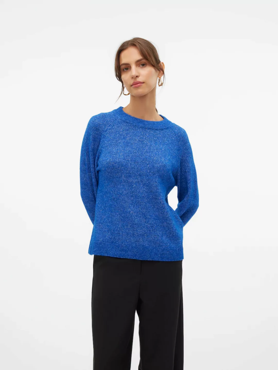 Vero Moda Rundhalspullover "VMFILUCA LS O-NECK PULLOVER GA NOOS" günstig online kaufen