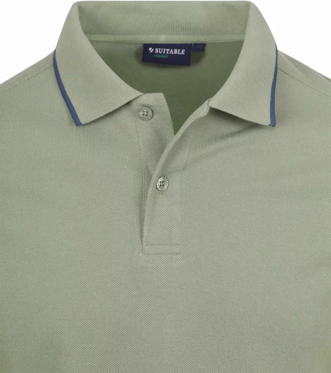 Suitable Respect Poloshirt Tip Ferry Grün - Größe S günstig online kaufen