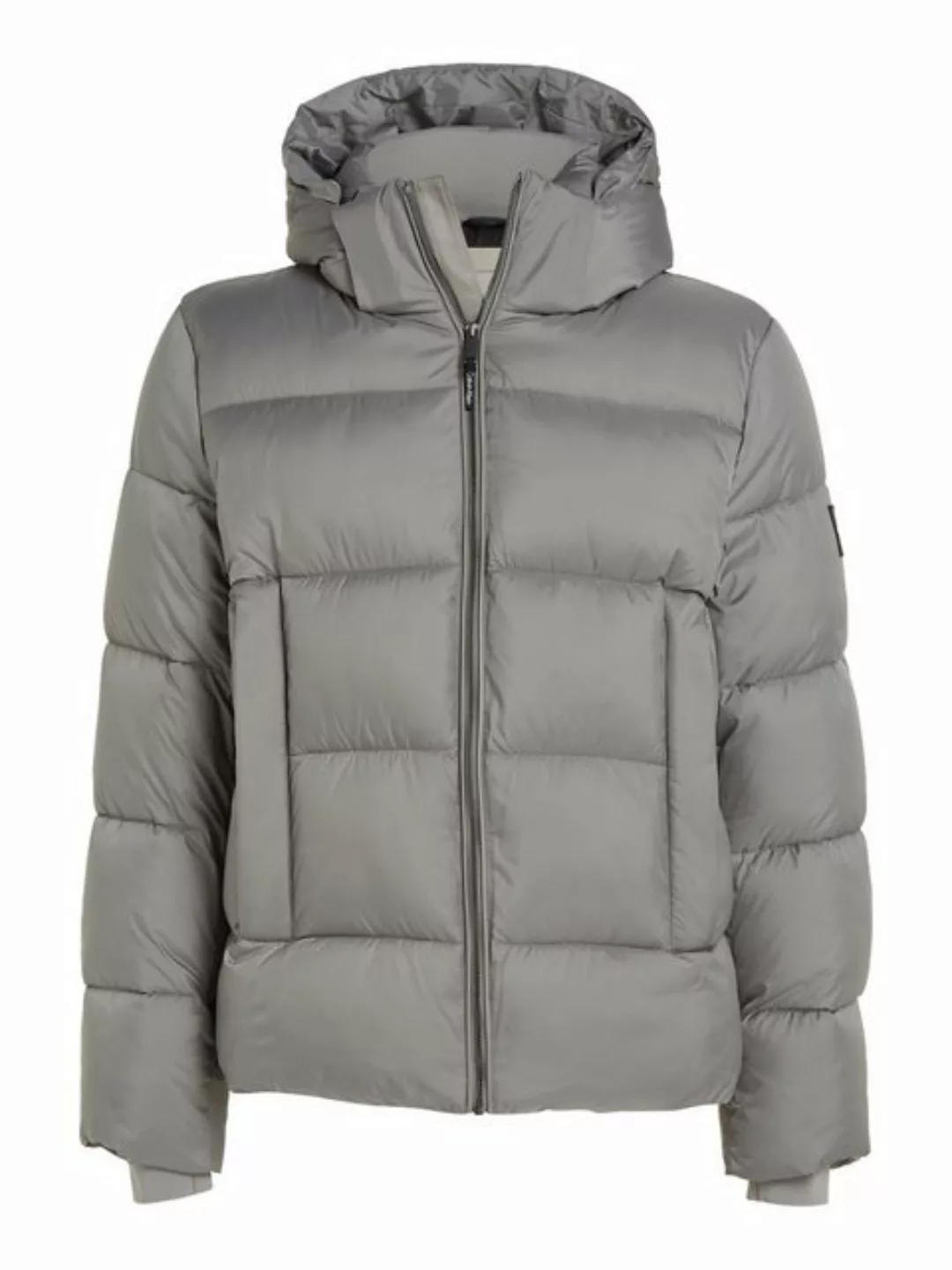 Calvin Klein Outdoorjacke HOODED QUILT PUFFER MW mit Logopatch günstig online kaufen