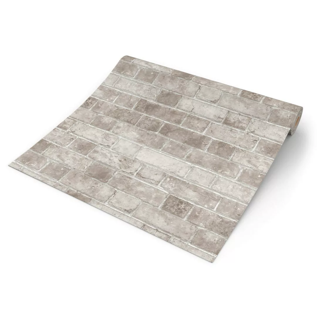 UGEPA Papiertapete Steinoptik beige B/L: ca. 53x1005 cm günstig online kaufen