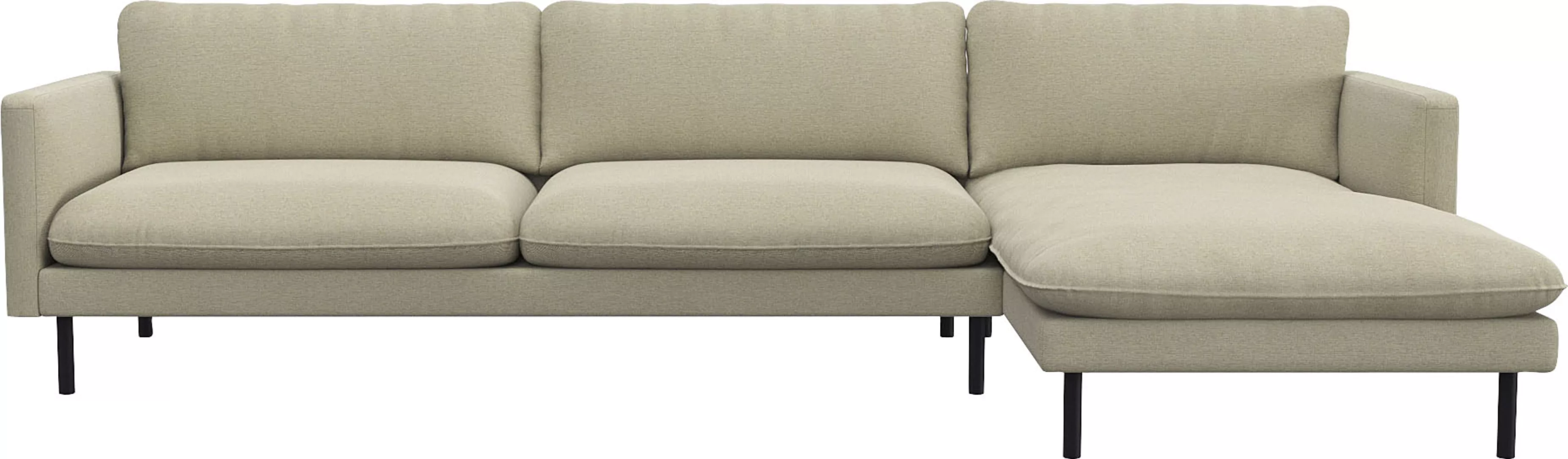 FLEXLUX Ecksofa »Bolzano, elegant und bequem, L-Form«, Sitzaufbau mit Kalts günstig online kaufen