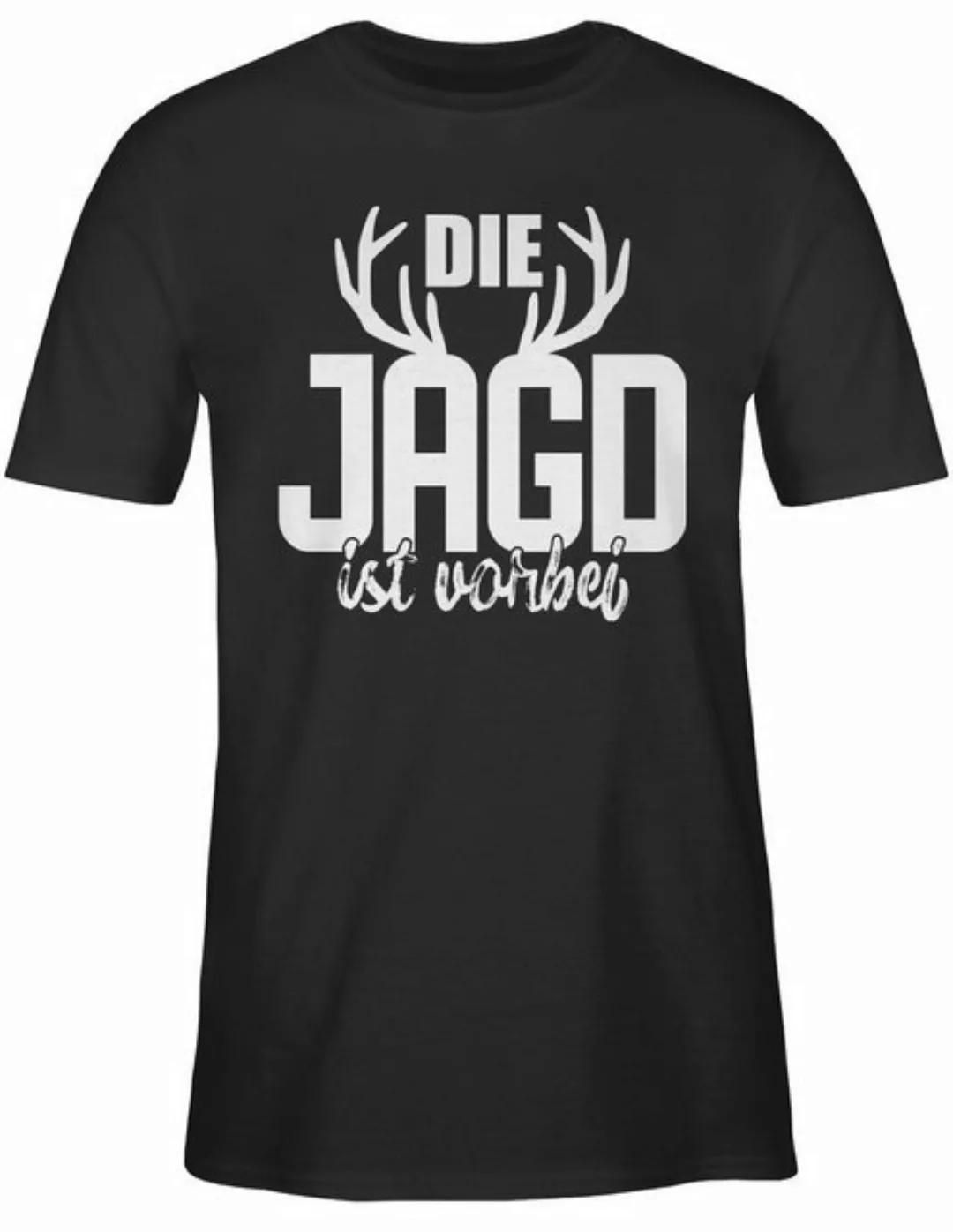 Shirtracer T-Shirt Die Jagd ist vorbei JGA Männer günstig online kaufen