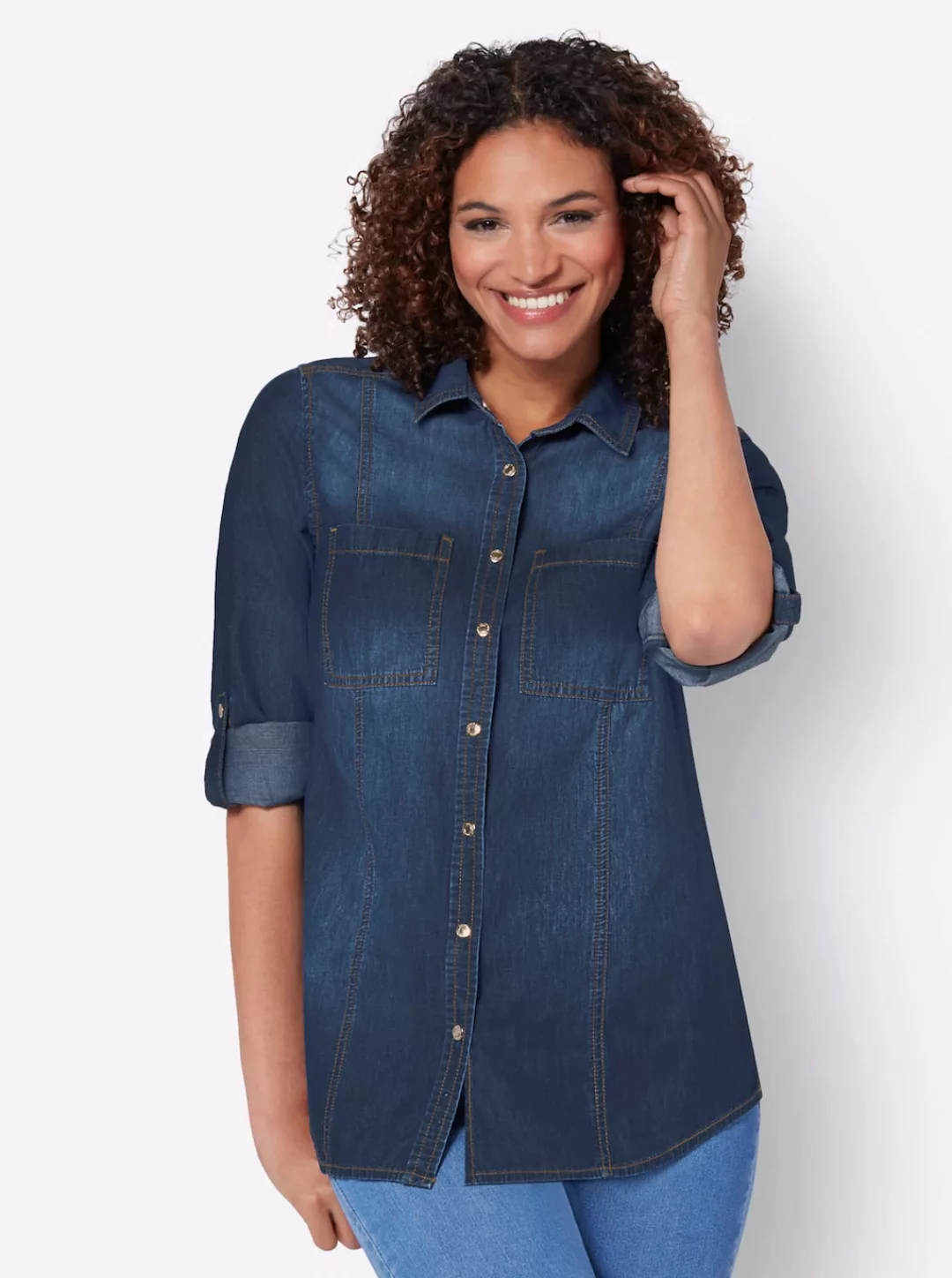 Casual Looks Jeansbluse günstig online kaufen