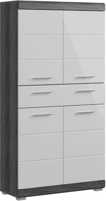 INOSIGN Midischrank "Siena", Badmöbel Badschrank, 4 Türen, 1 Schubkasten, B günstig online kaufen