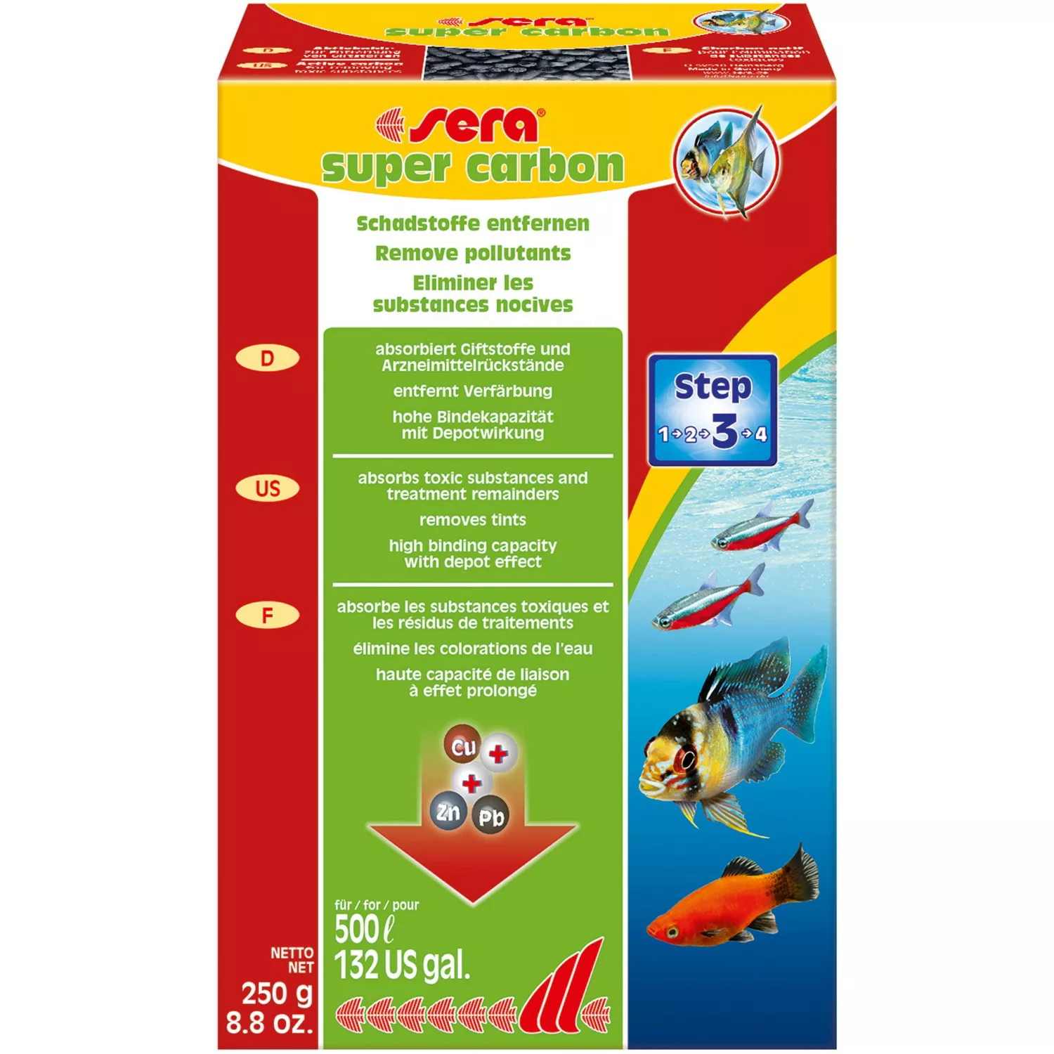 Sera Teich-Wasseraufbereiter Super Carbon 250 g günstig online kaufen