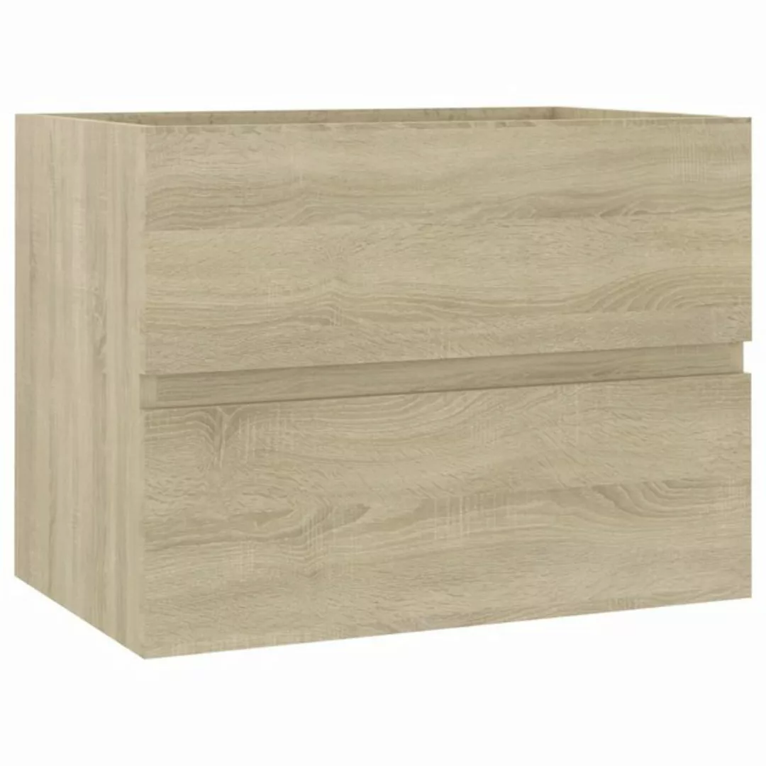 Waschbeckenunterschrank Sonoma-eiche 60x38,5x45 Cm Spanplatte günstig online kaufen