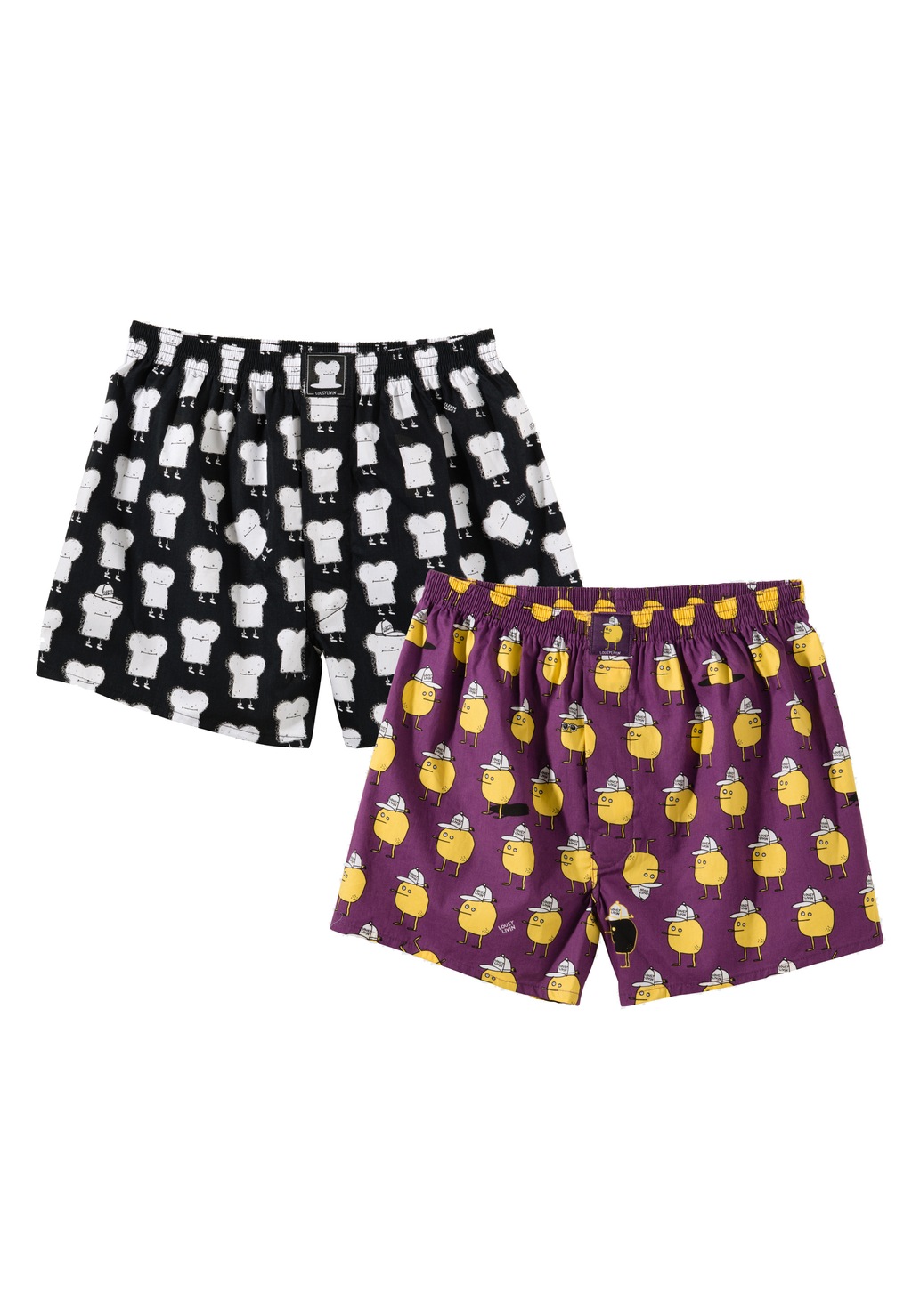 Lousy Livin Boxershorts "Toast Zitrone", mit coolen Comic-Motiven günstig online kaufen