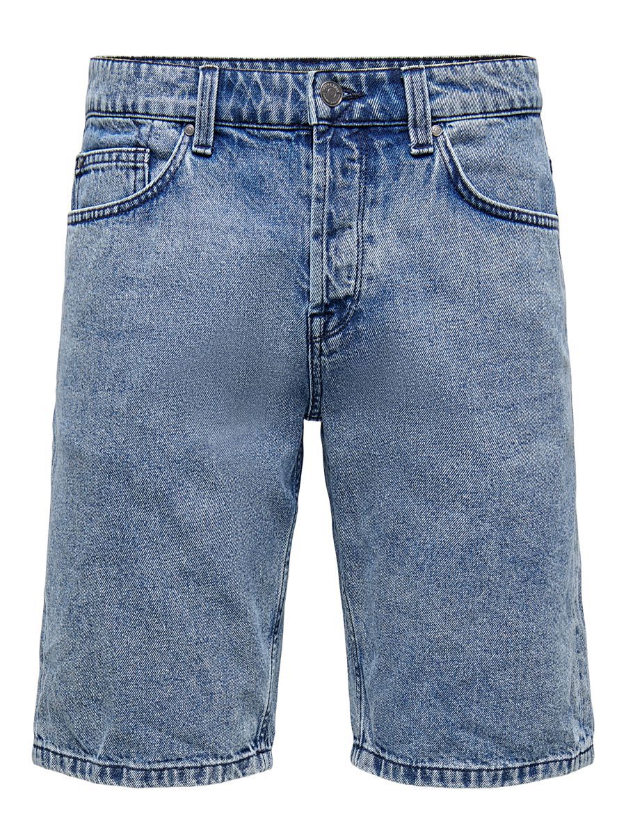 ONSAVI BLUE WASHED JEANSSHORTS günstig online kaufen