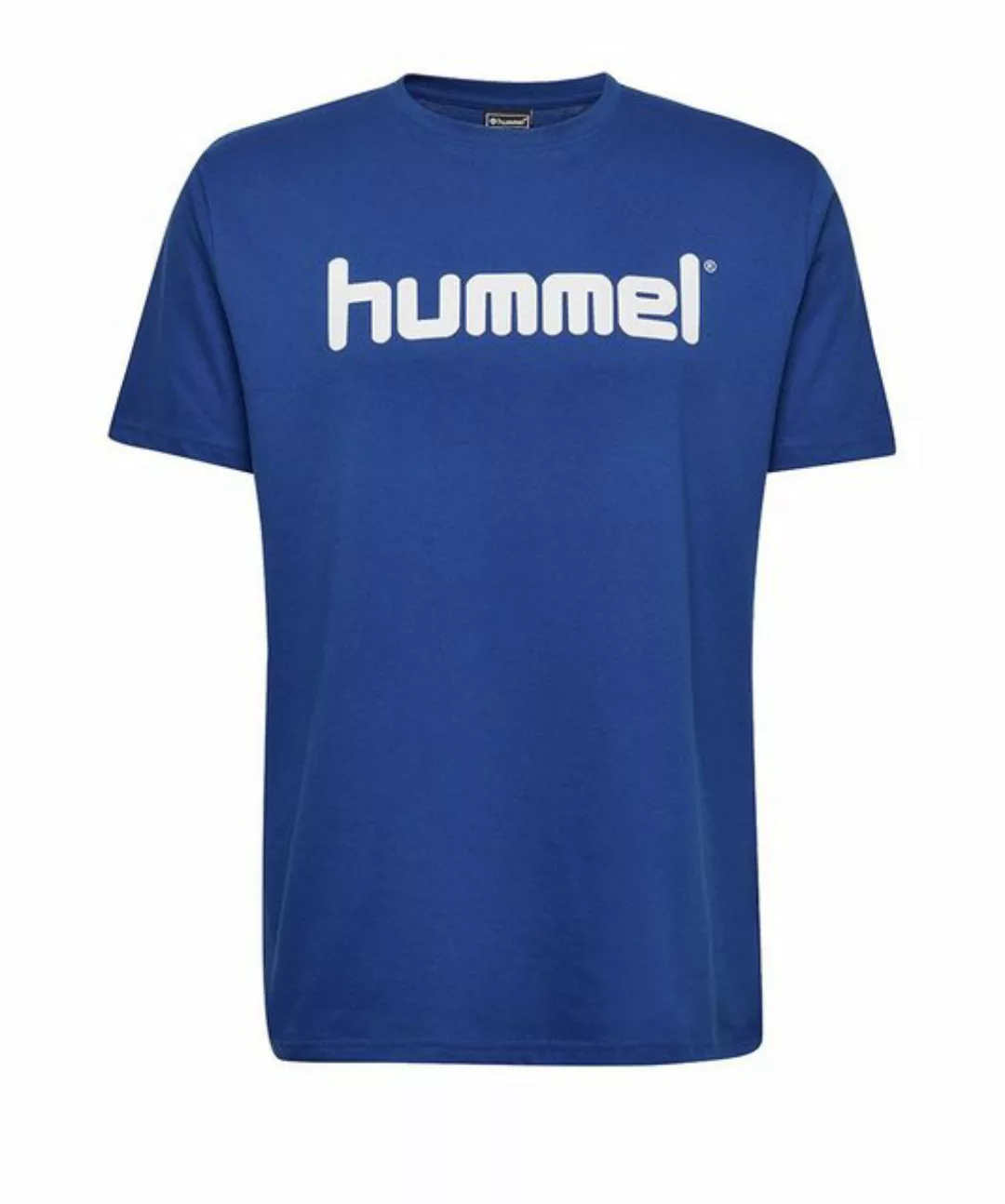 hummel T-Shirt Logo T-Shirt Sport Kurzarm Rundhals Shirt aus Baumwolle HMLG günstig online kaufen