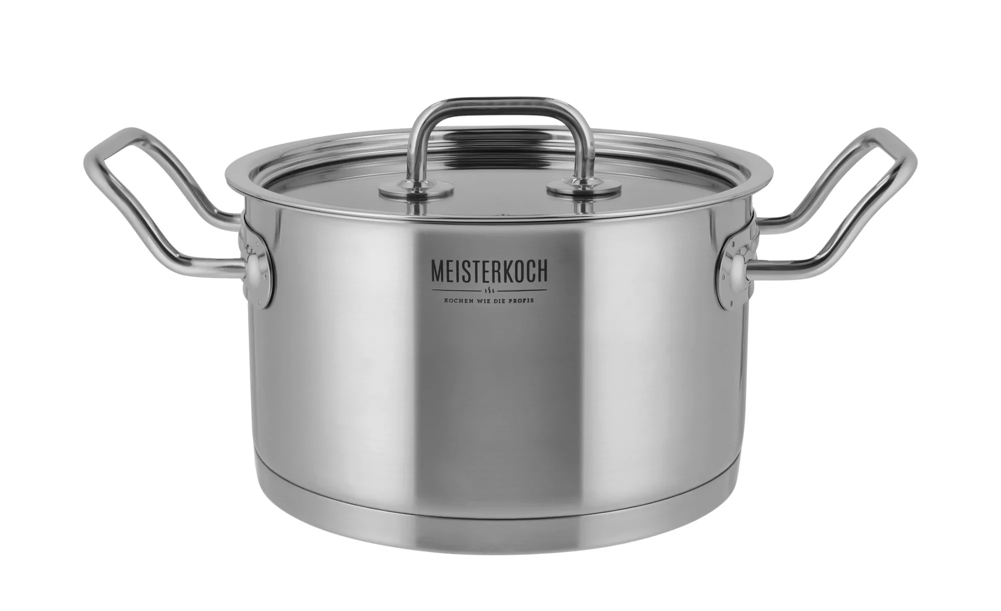 Meisterkoch Topf 20 cm  Modus - silber - Edelstahl - 11,5 cm - Töpfe & Pfan günstig online kaufen