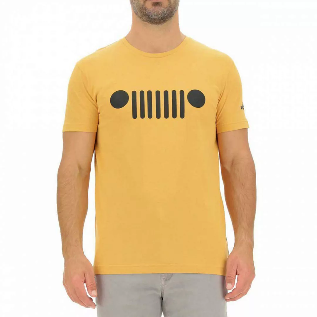 Jeep O102062y209 Kurzärmeliges T-shirt L Tangy Mustard / Black günstig online kaufen