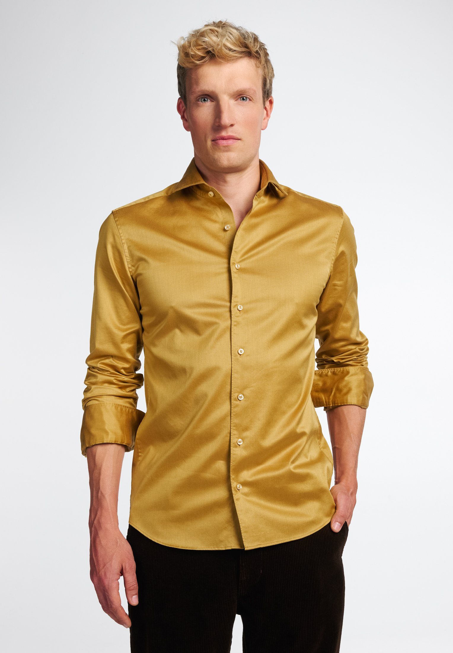 Eterna Langarmhemd "SLIM FIT", EASY IRON (bügelleicht) günstig online kaufen