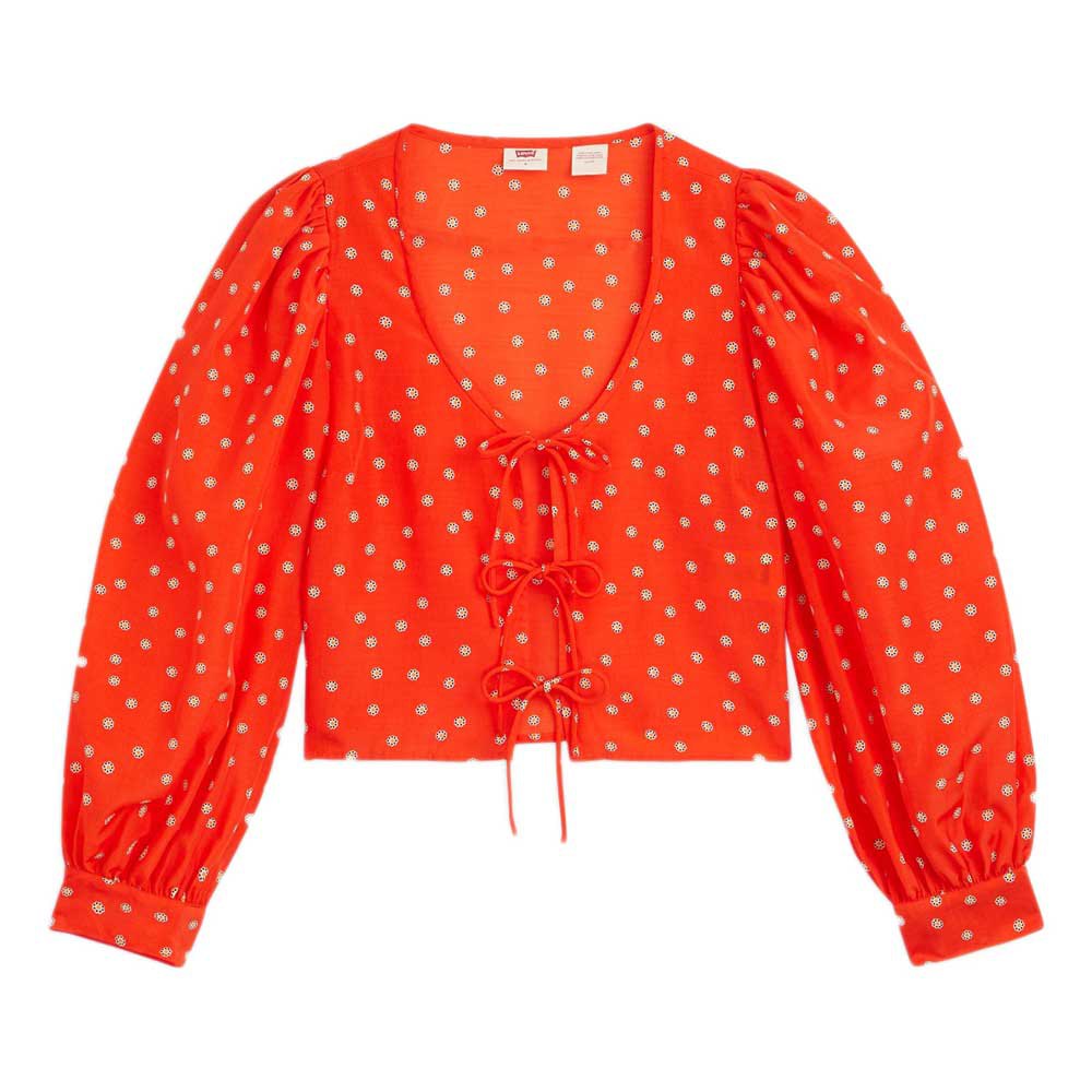 Levi´s ® Fawn Tie Bluse M Daisy Foulard Enamel Orange günstig online kaufen