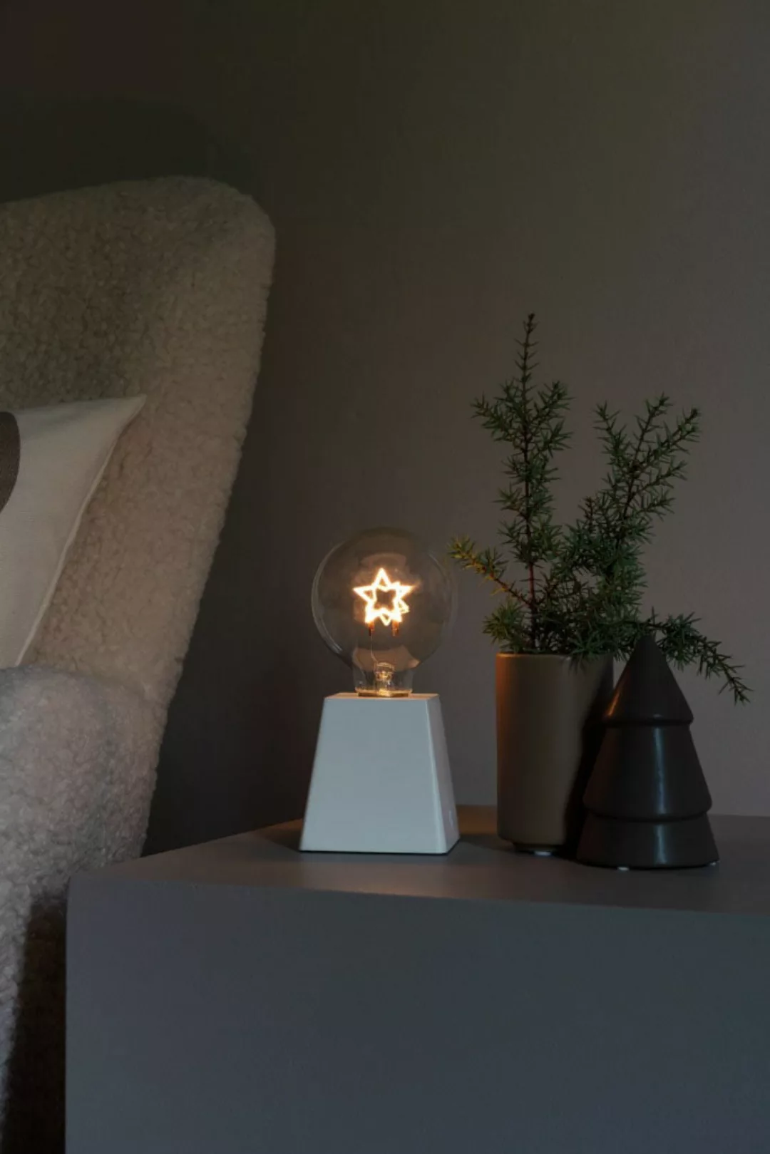 KONSTSMIDE LED Dekolicht »Tischleuchter Stern, Weihnachtsdeko« günstig online kaufen