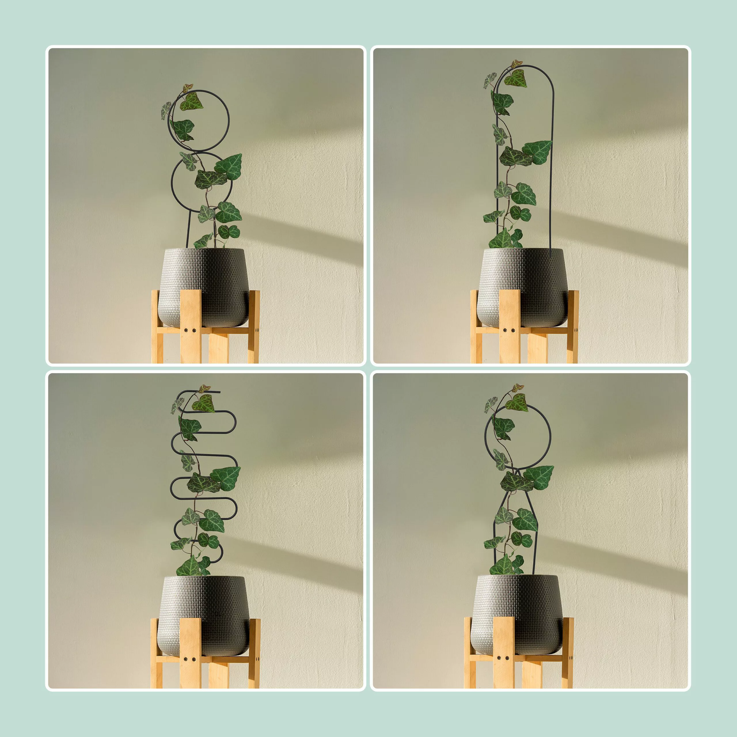 relaxdays Rankhilfe Set geometrische Forme, 8 günstig online kaufen