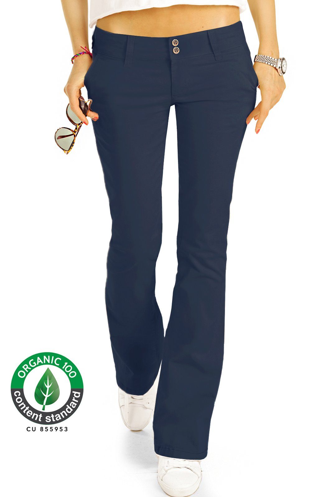 be styled Stoffhose Hüfthosen Damen Bootcut günstig online kaufen