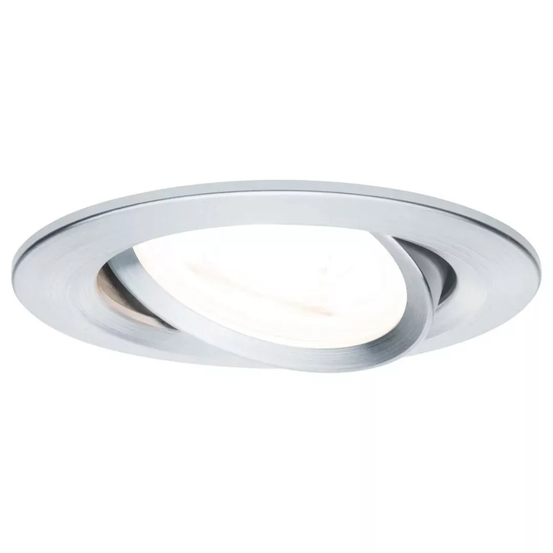 Premium LED Einbaustrahler Nova, GU10, 51 mm, Alu, Zink, rund, schwenkbar, günstig online kaufen