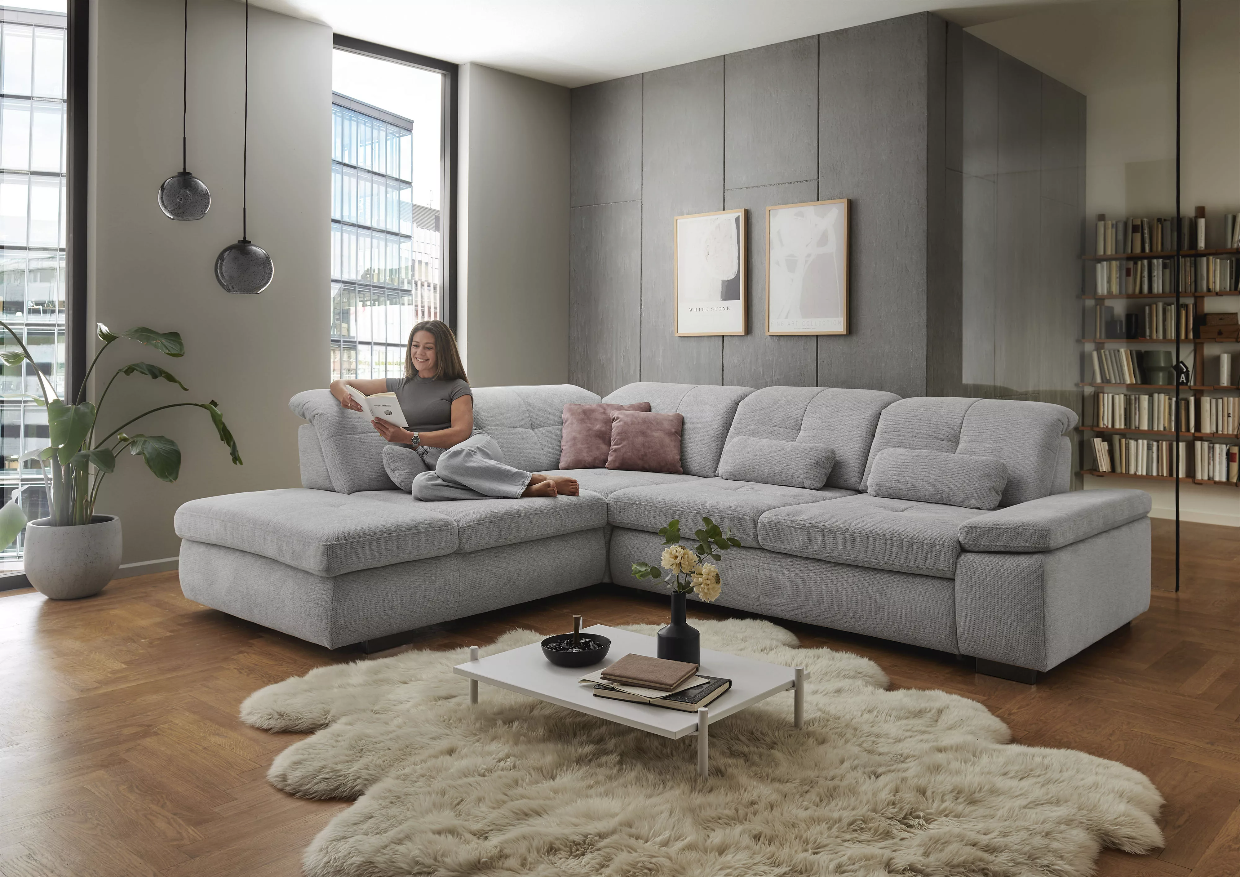 Die PlanBar Ecksofa »MP-IN16012 L-Form mit Federkern-Polsterung«, inkl. Sit günstig online kaufen