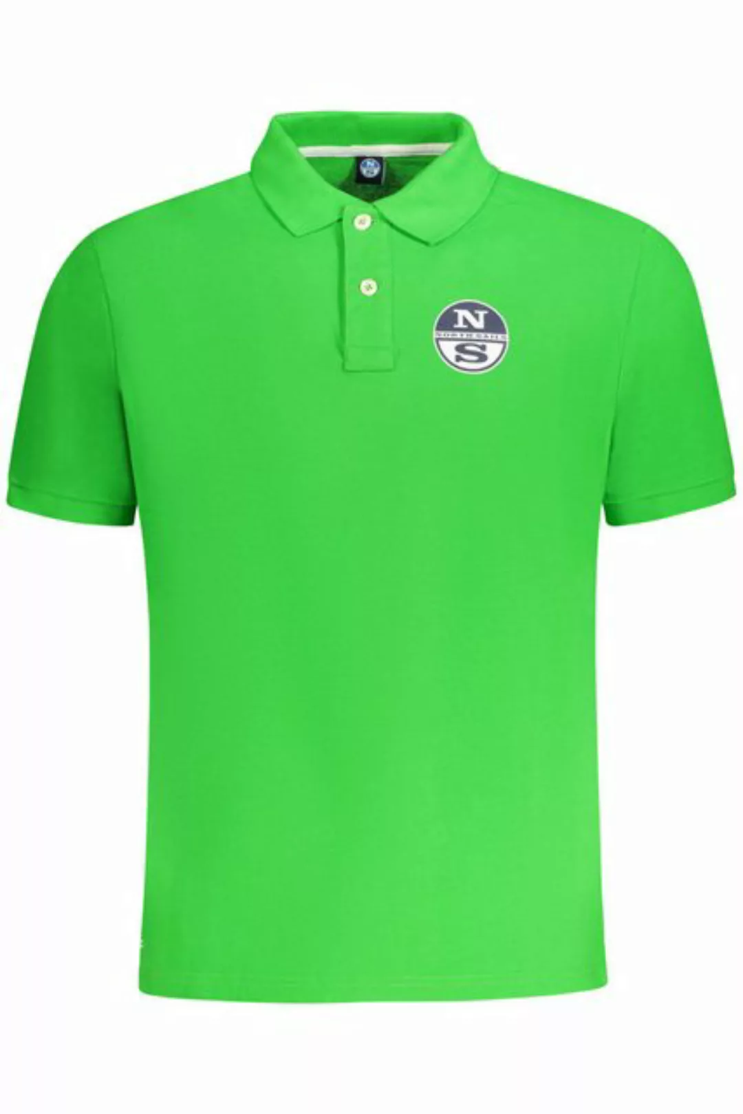 North Sails Poloshirt Herren Kurzarm-Poloshirt Grün mit Knöpfen und günstig online kaufen