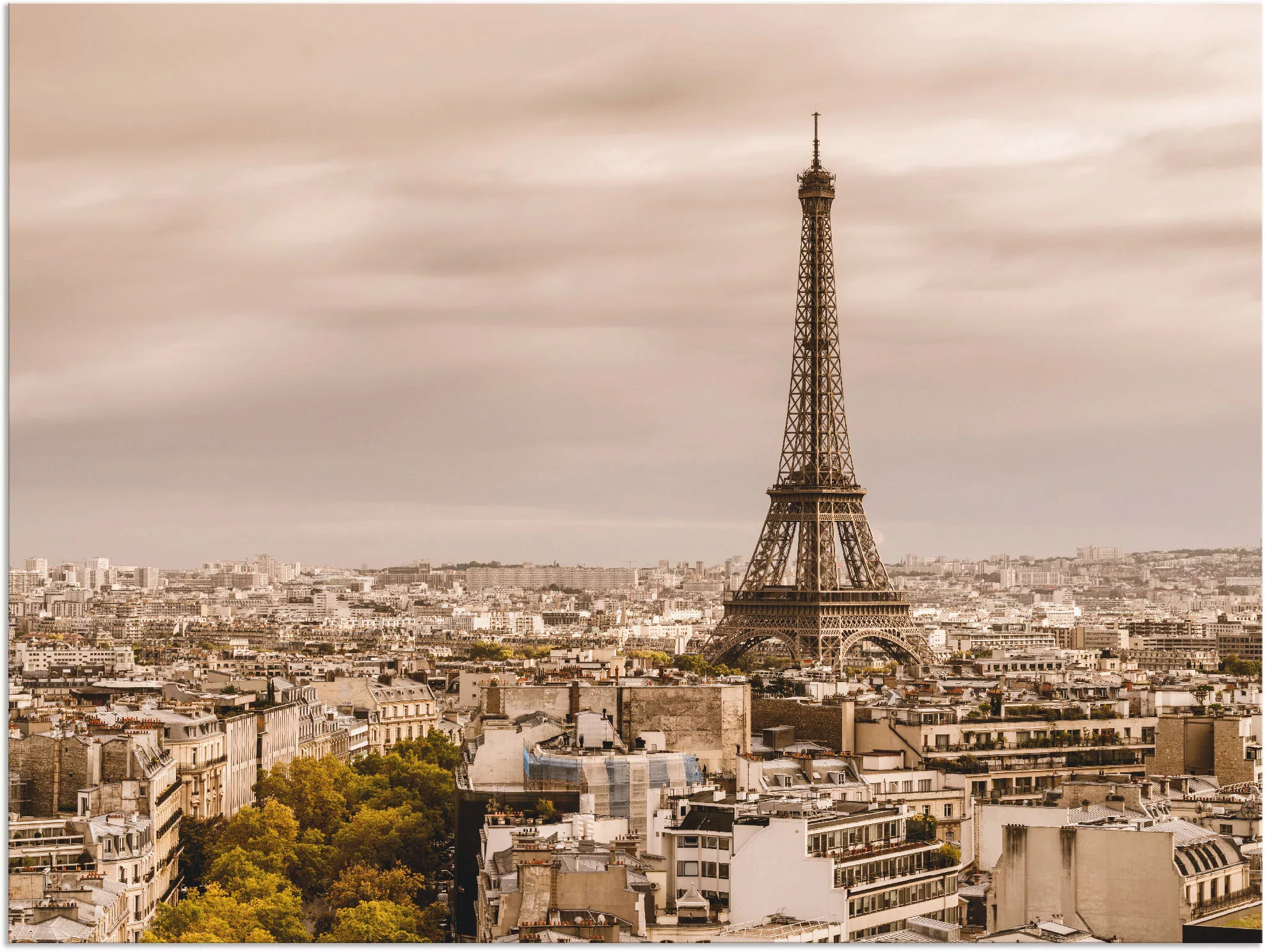 Artland Wandbild "Paris Eiffelturm I", Frankreich, (1 St.), als Alubild, Ou günstig online kaufen