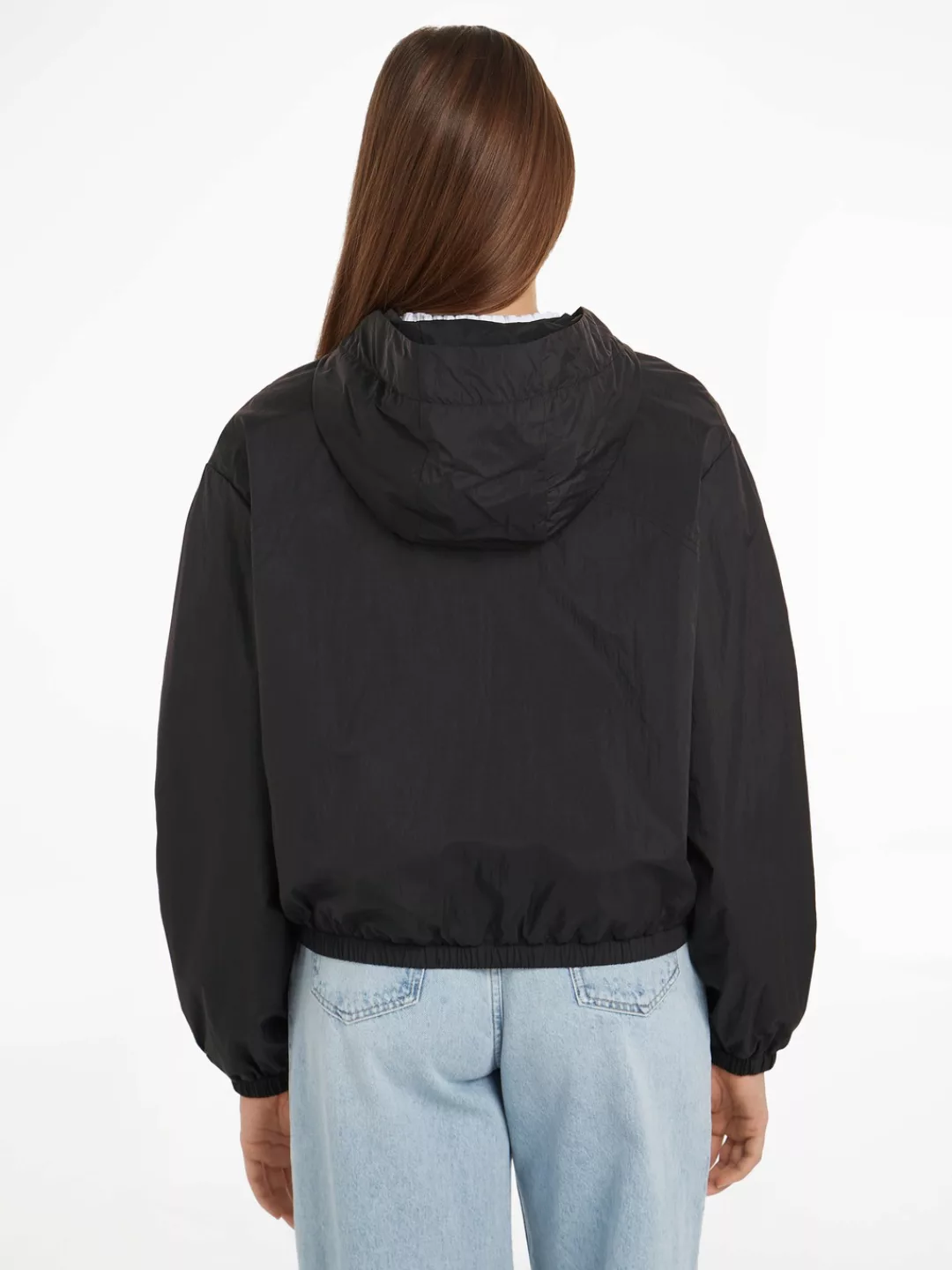 Calvin Klein Jeans Outdoorjacke LOGO DRAWSTRING WINDBREAKER mit Logoschrift günstig online kaufen
