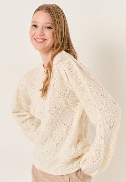 Jimmy Key Strickpullover Rundhalsausschnitt Langärmlig Winter Pullover Pull günstig online kaufen