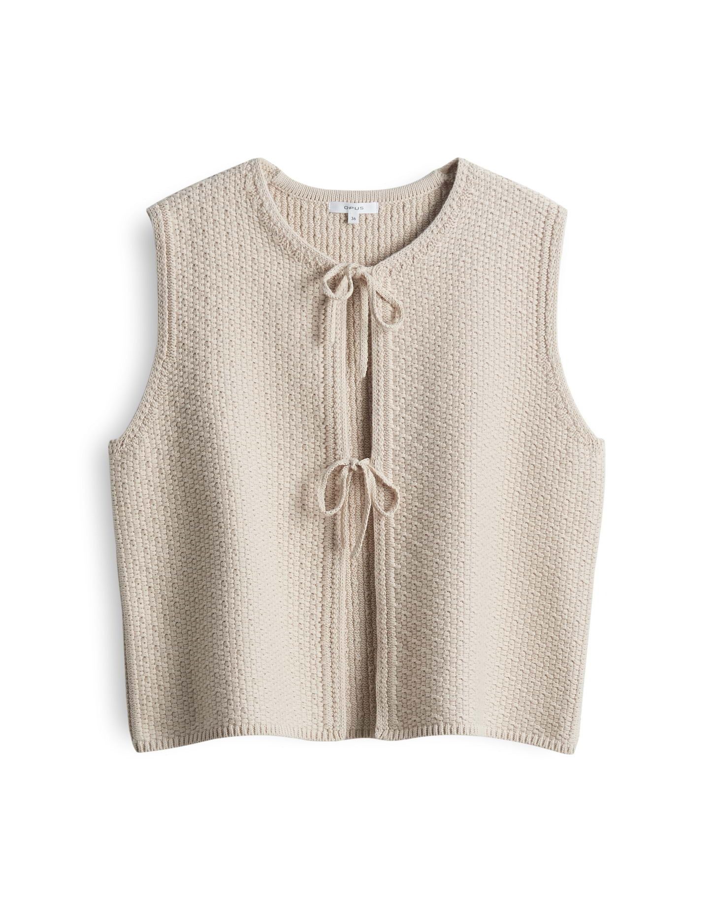 OPUS Strickweste DEMILI mit Binde Detail günstig online kaufen