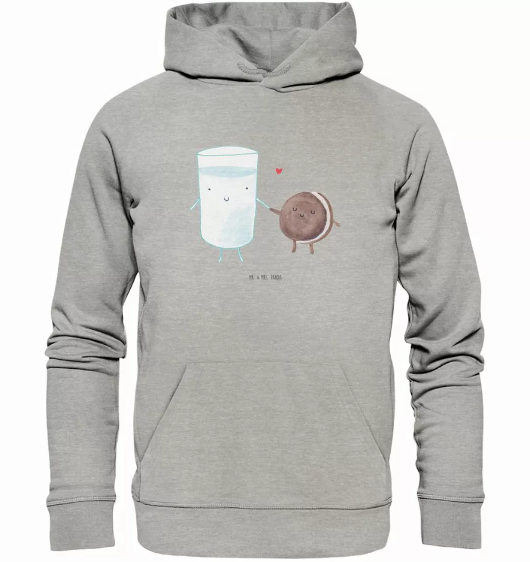 Mr. & Mrs. Panda Hoodie Größe XS Milch Keks - Heather Grey - Geschenk, Männ günstig online kaufen