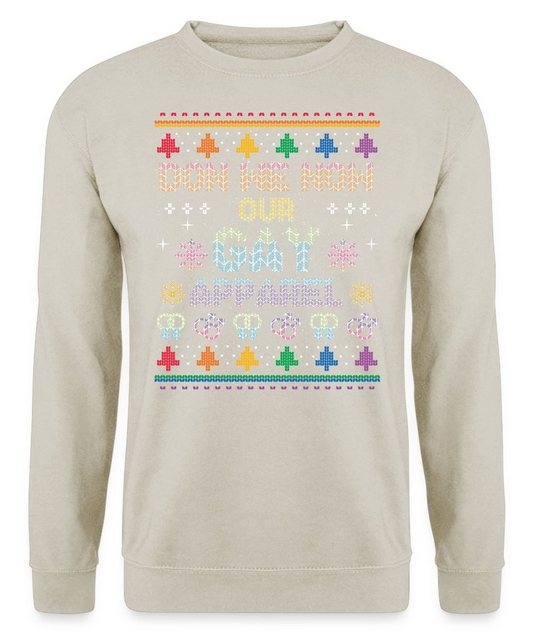 Quattro Formatee Sweatshirt LGBT Gay Ugly Christmas - Weihnachten X-mas Wei günstig online kaufen