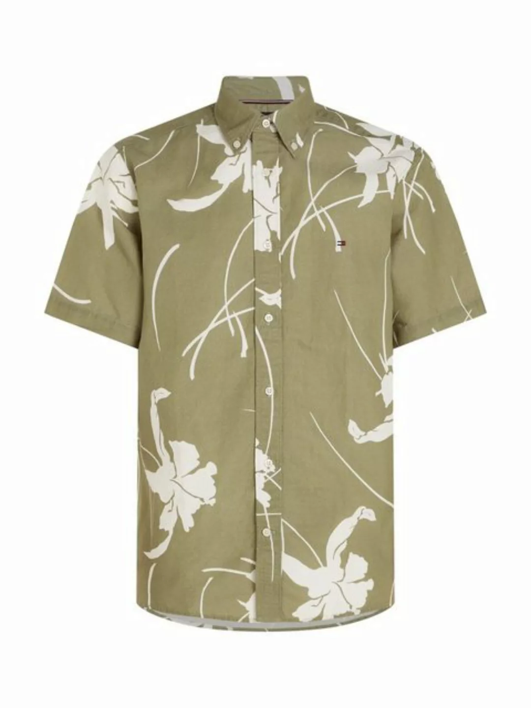 Tommy Hilfiger Kurzarmhemd "LARGE TROPICAL PRT SHIRT", kontrastfarbener Blu günstig online kaufen