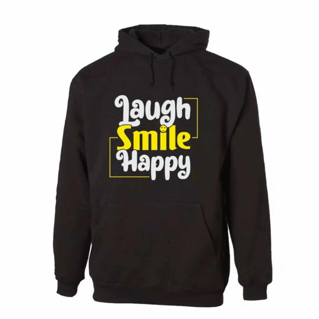 G-graphics Hoodie Laugh Smile Happy Unisex, mit Frontprint, mit Spruch / St günstig online kaufen