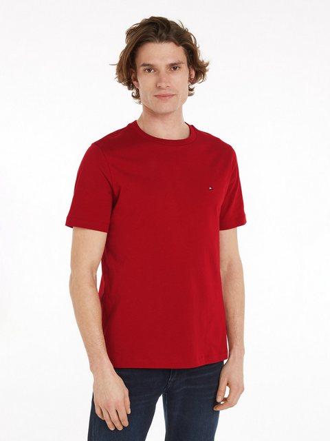 Tommy Hilfiger T-Shirt "ESSENTIAL REG FIT SOLID TEE", mit Rundhalsausschnit günstig online kaufen