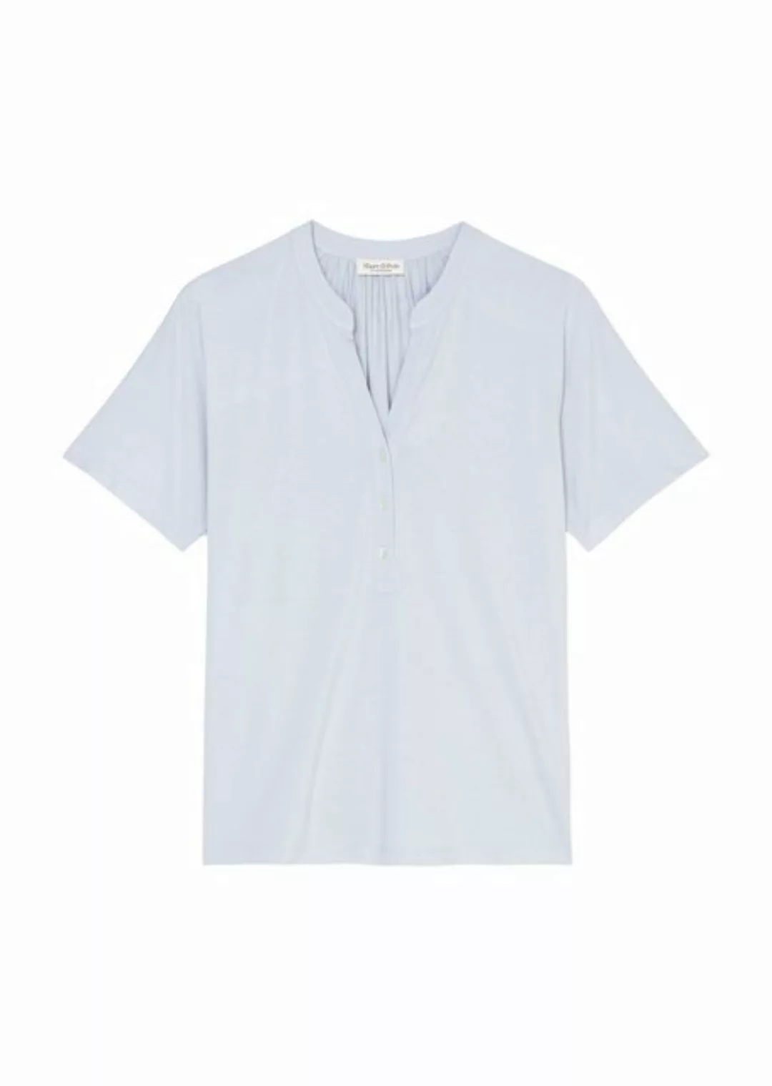 Marc O'Polo Shirtbluse Jersey-blouse, short-sleeve, placke günstig online kaufen